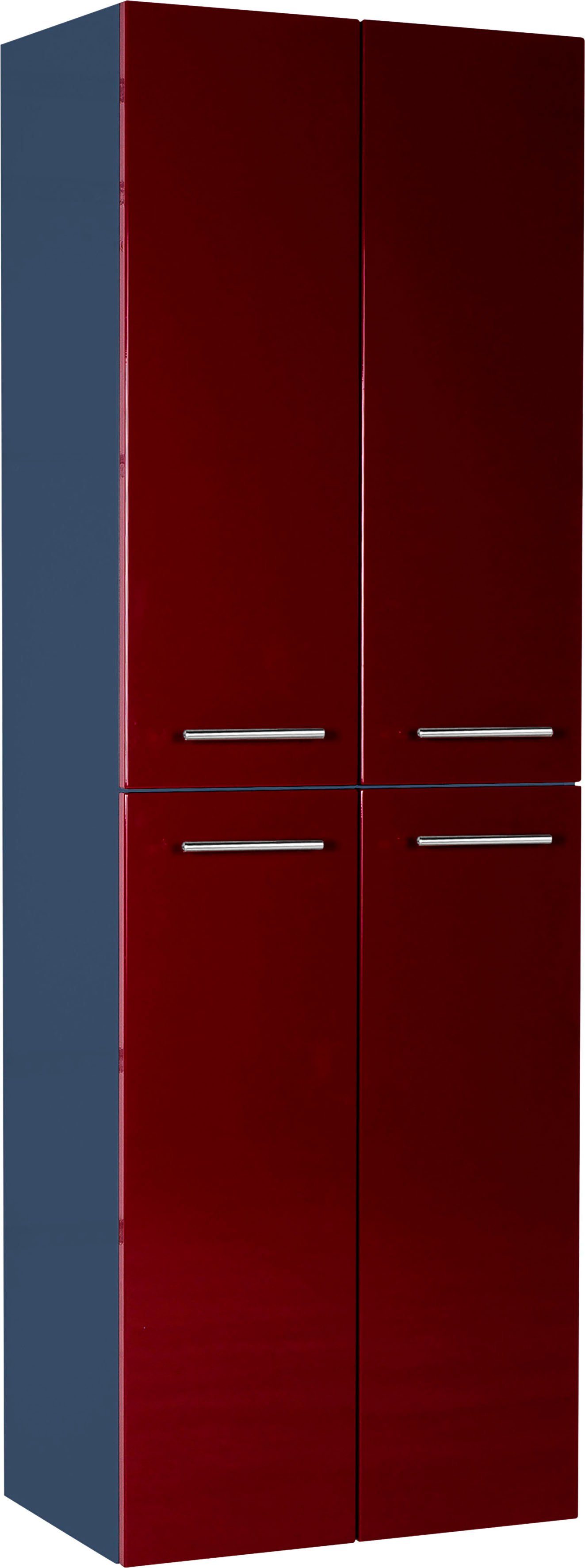 MARLIN Hochschrank 3040, Breite | rot 60 anthrazit cm