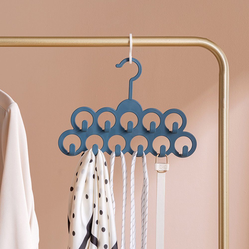 Kleiderbügel Badezimmer-Aufbewahrungsorganisator, blue Blusmart Multifunktionales Regal light