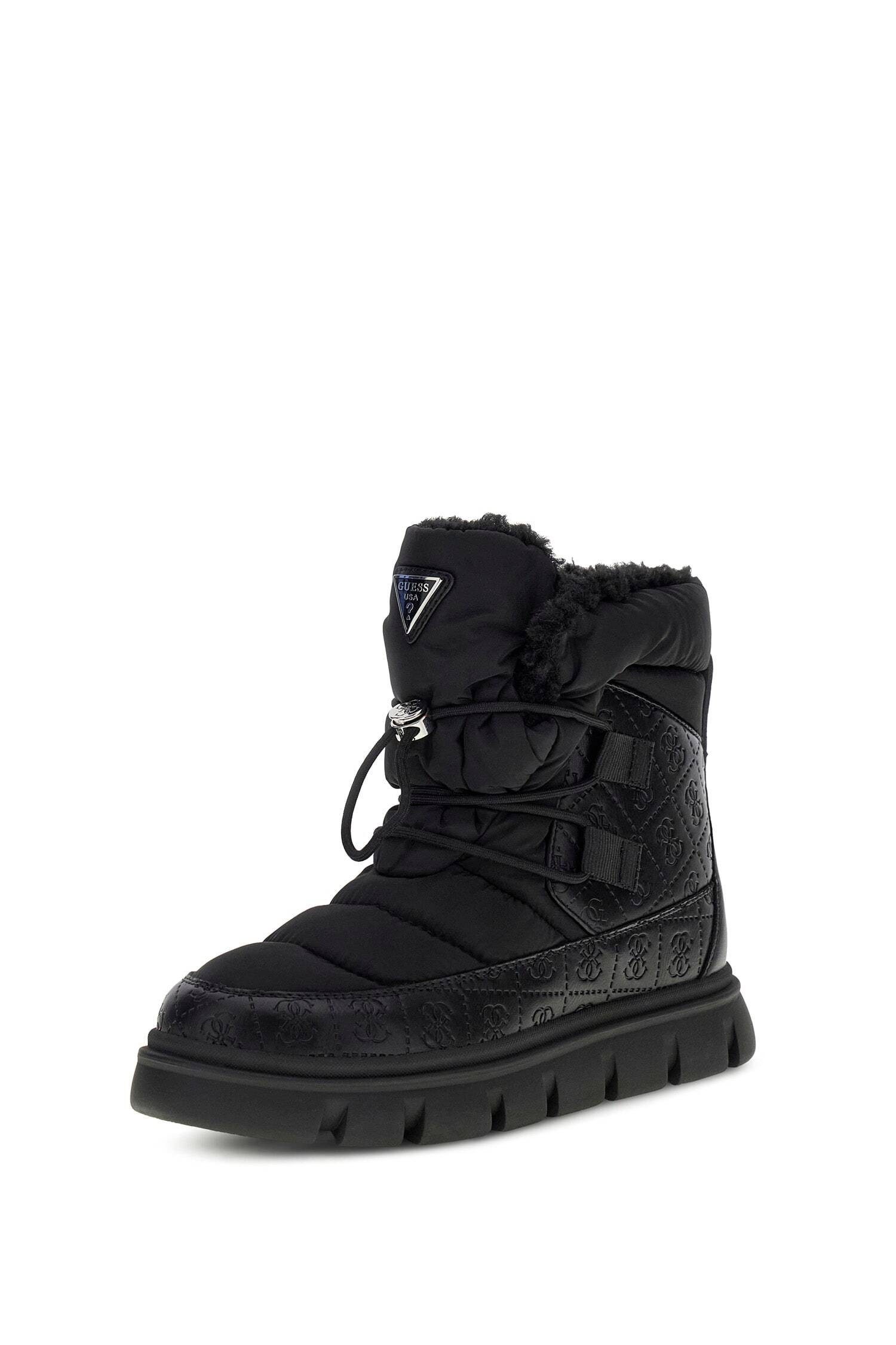 Guess MABRY Schnürboots Winterboots mit Schnellverschluss und Gummizug