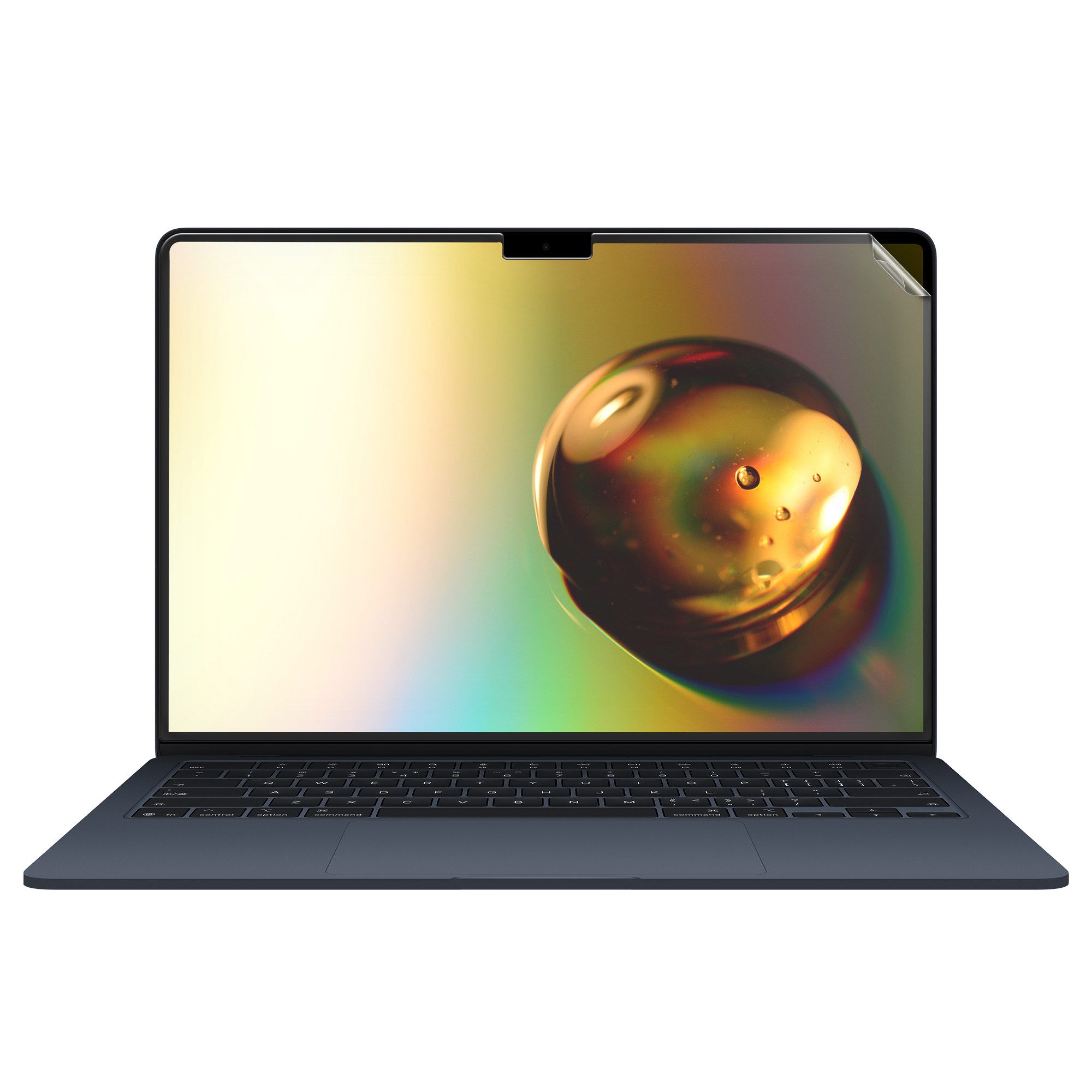 kwmobile Schutz-Set Folie matt für Apple Macbook Air 13 M4 2025 A3240, Laptop Schutzfolie Displayschutz Anti-Fingerabdruck entspiegelt