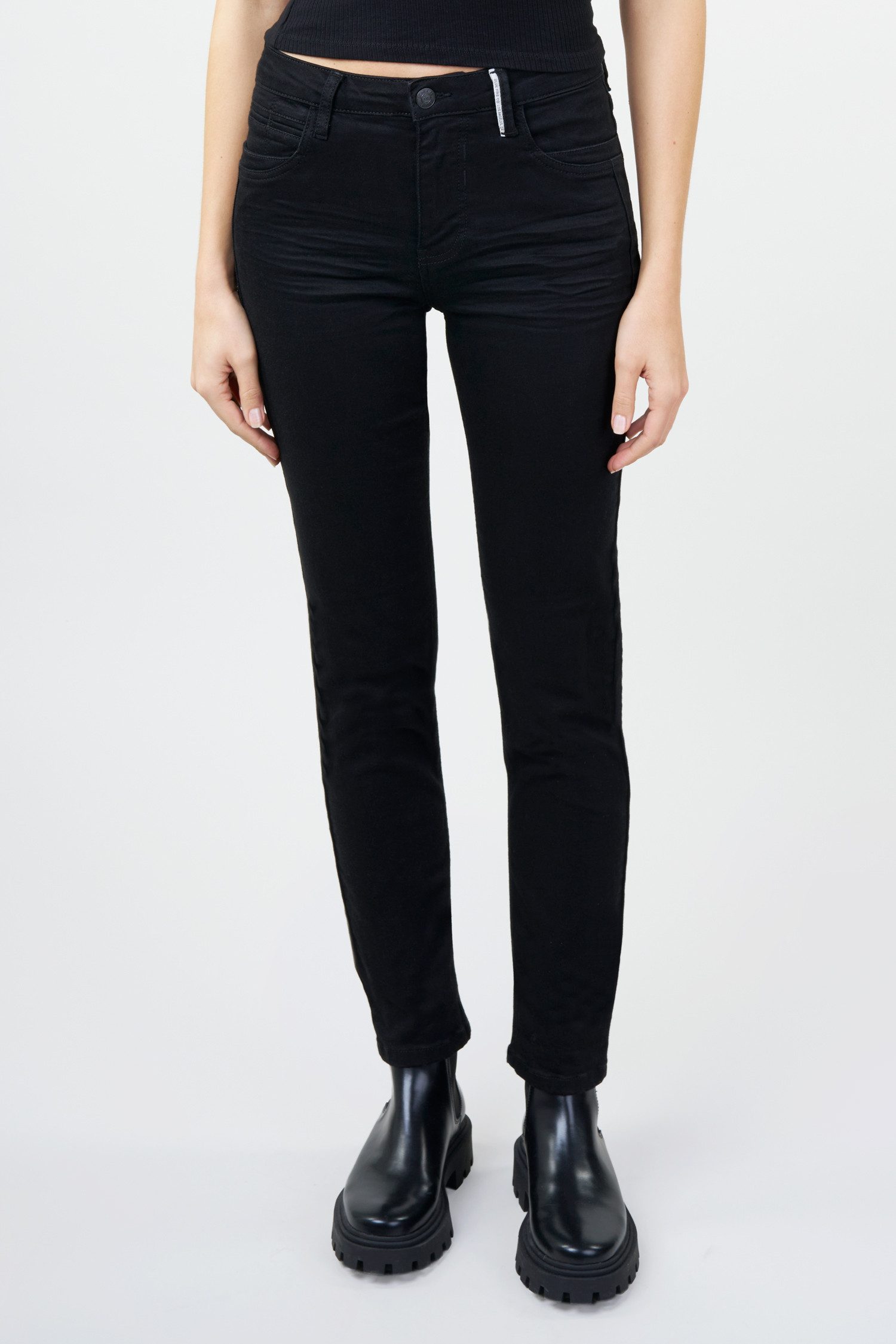 BLUE FIRE Stretch-Jeans BLUE FIRE NANCY black 1001.4140