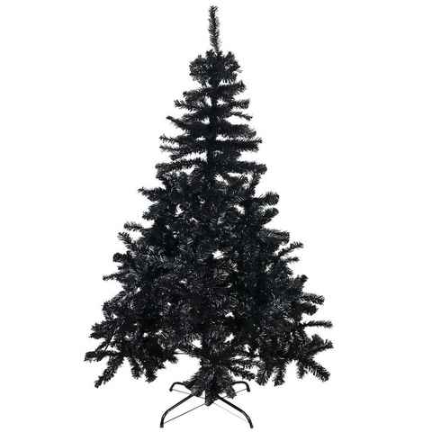 Mojawo Künstlicher Weihnachtsbaum Weihnachtsbaum 120 cm inkl Ständer Schwarz