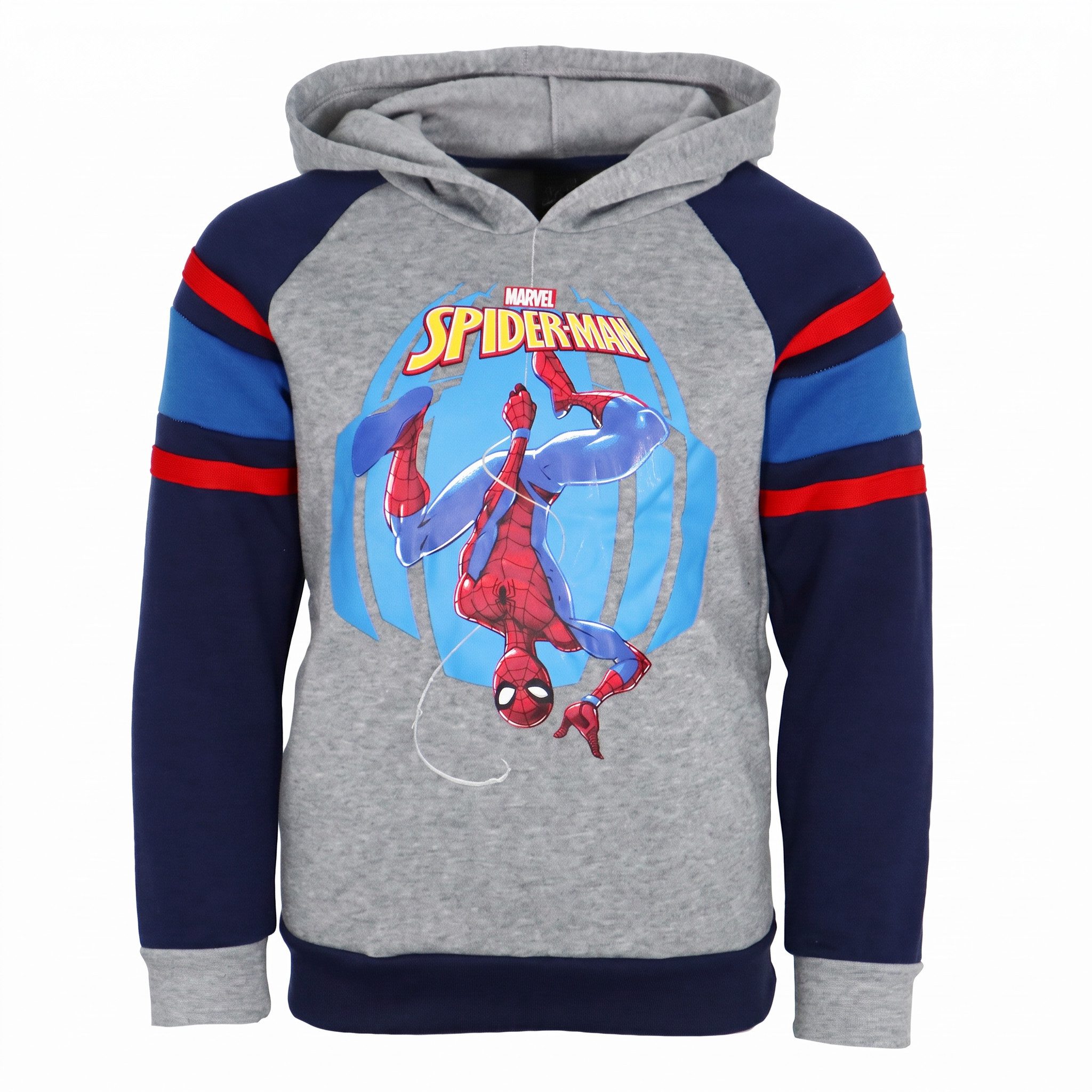 MARVEL Kapuzenpullover Marvel Spiderman Kinder Jungen Hoodie Pulli Gr. 92 bis 128