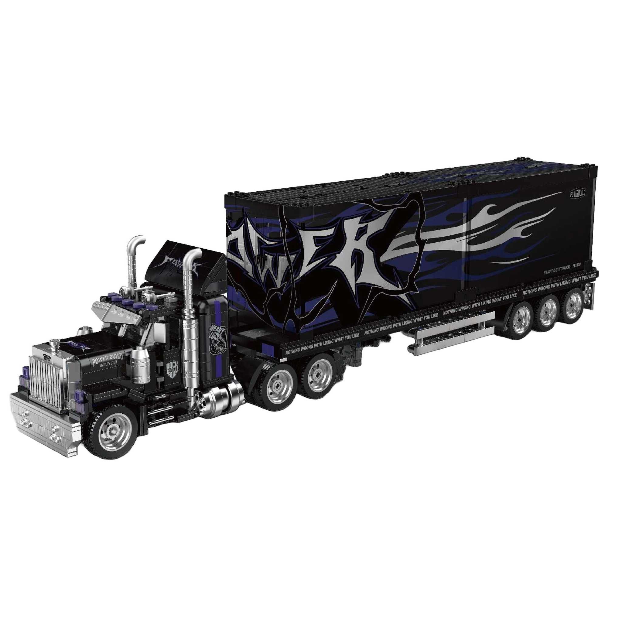 Happy Build PB8829 - Amerikanischer LKW Truck (Happy Build) Spielbausteine