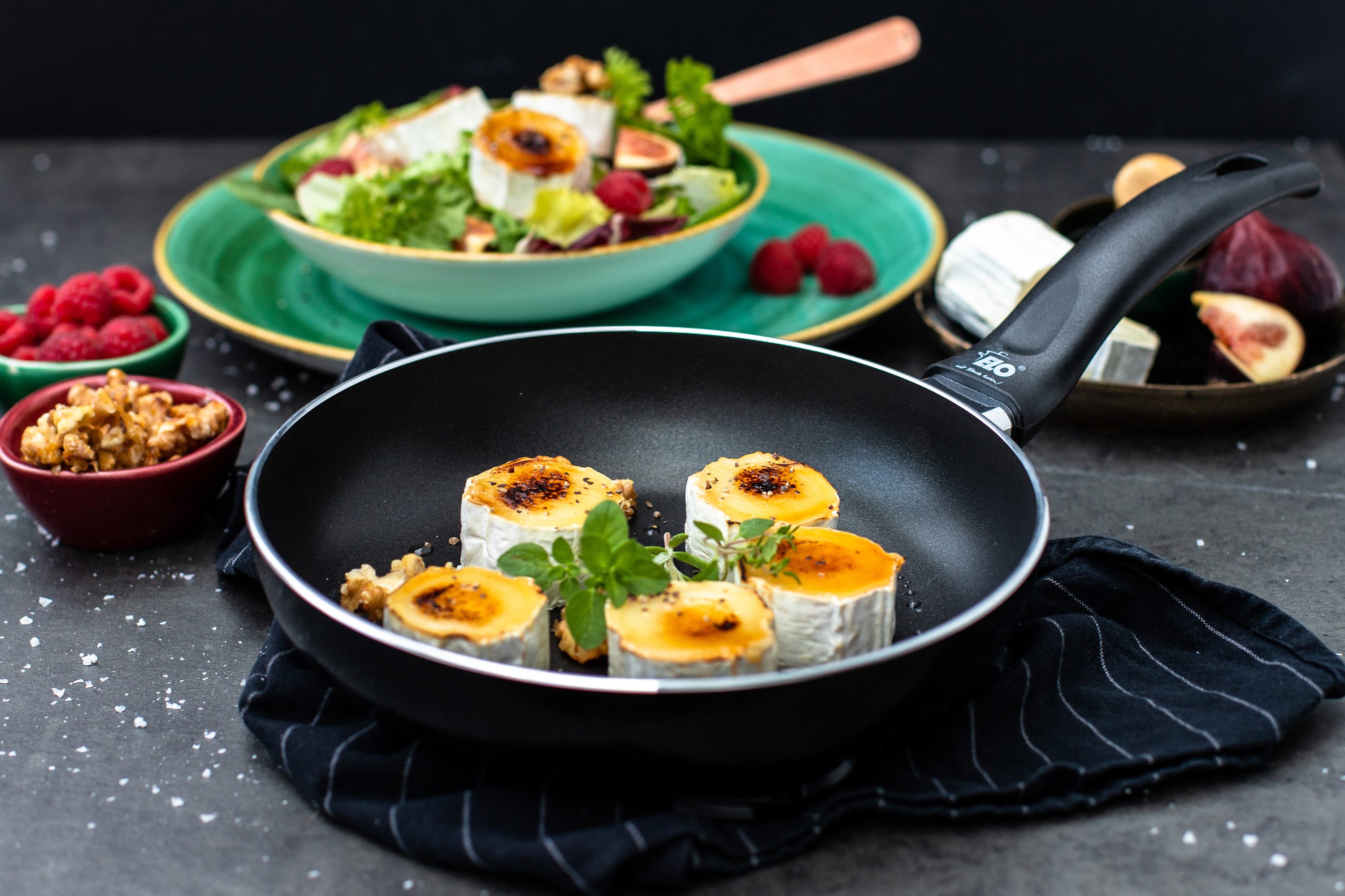 Elo Pfannen-Set Ducto 2 teilig, Aluminium (Set, 2-tlg., je 1 Bratpfanne Ø 20/28 cm), Induktion