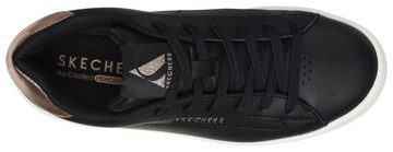 Skechers UNO COURT Sneaker mit Metallic-Applikation, Freizeitschuh, Halbschuh, Schnürschuh