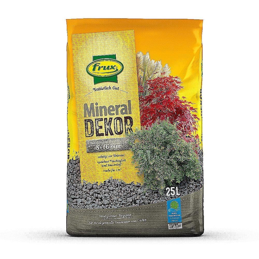 frux® Zierkies Mineraldekor Lava-Mulch Vulkan-Lava anthrazit 25l 8-16mm