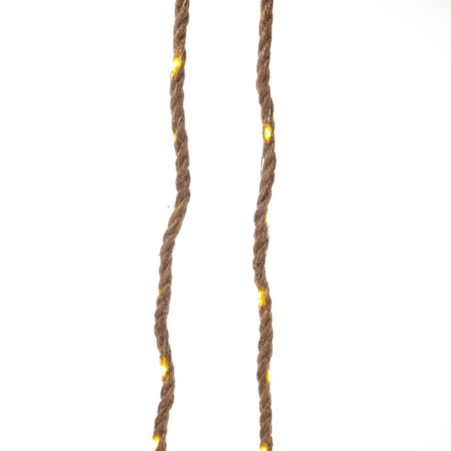 MARELIDA LED-Lichterkette LED Lichterkette im Seil Jute 15 LED 1,5m Batteri günstig online kaufen