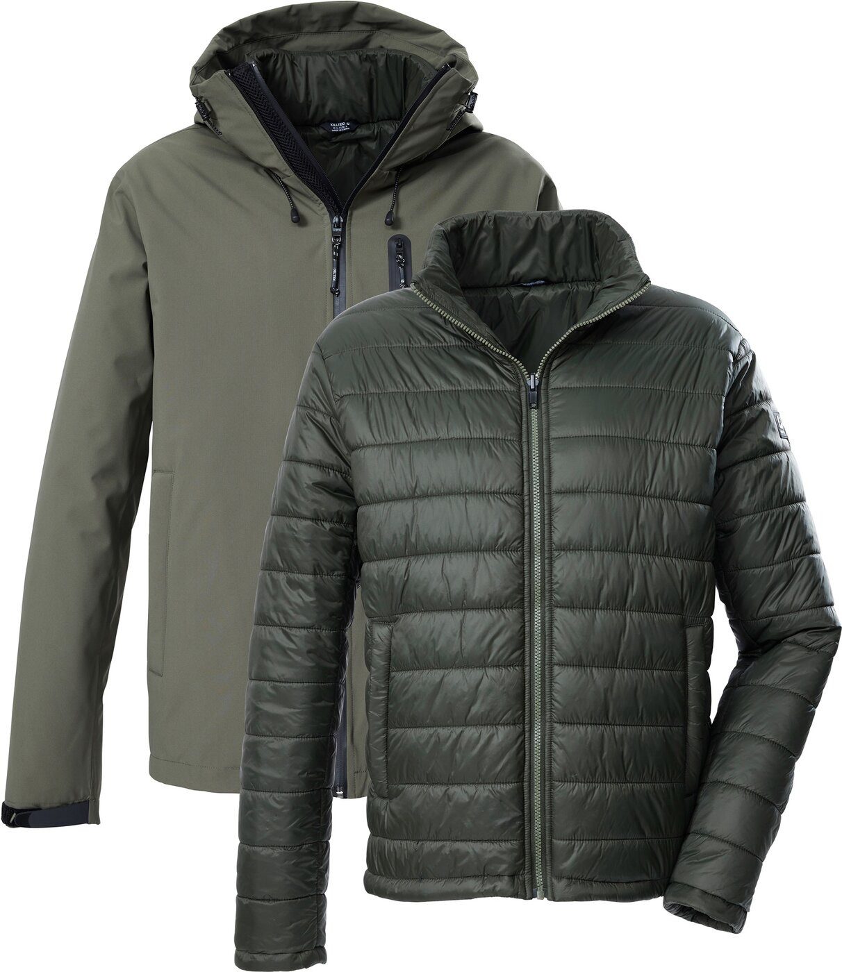 Killtec Doppeljacke KOW 95 MN JCKT OLIV günstig online kaufen