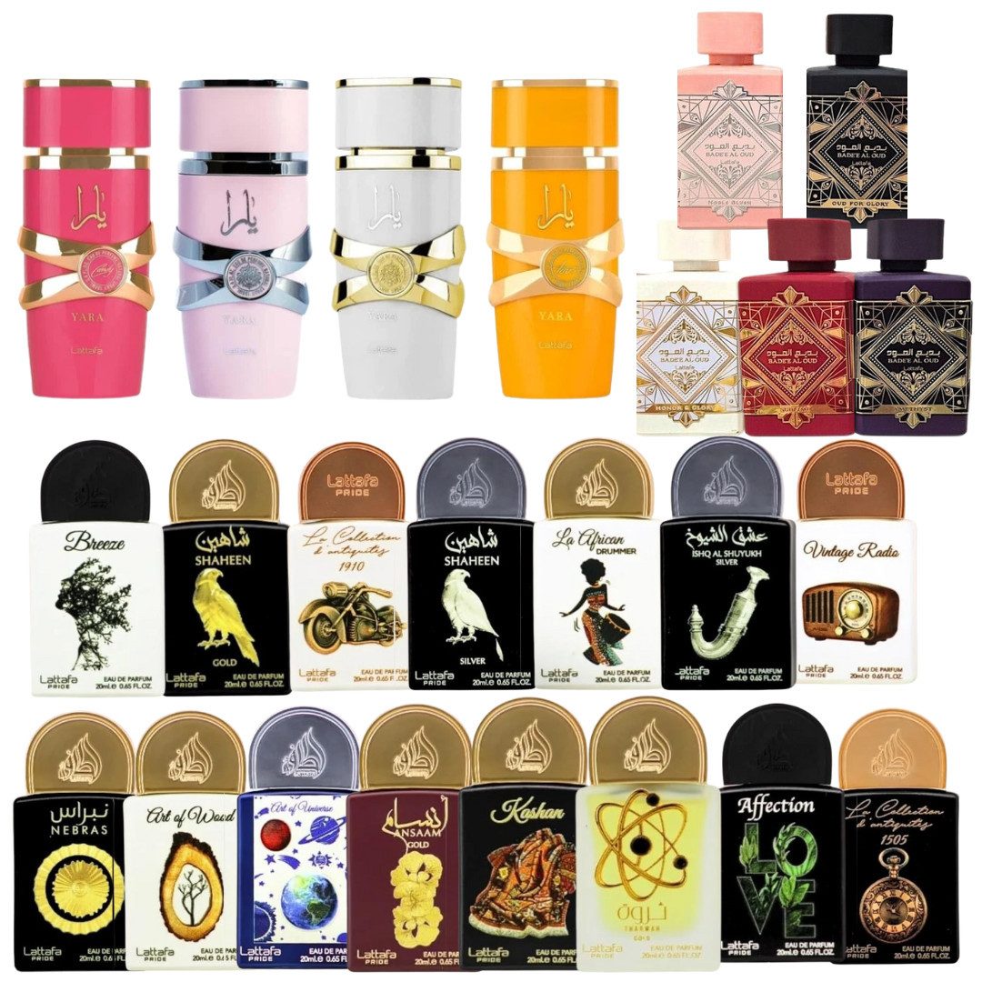 Lattafa befüllbarer Adventskalender Exklusiver Duft-Adventskalender – 24 Miniaturen für Damen & Herren (24-tlg)