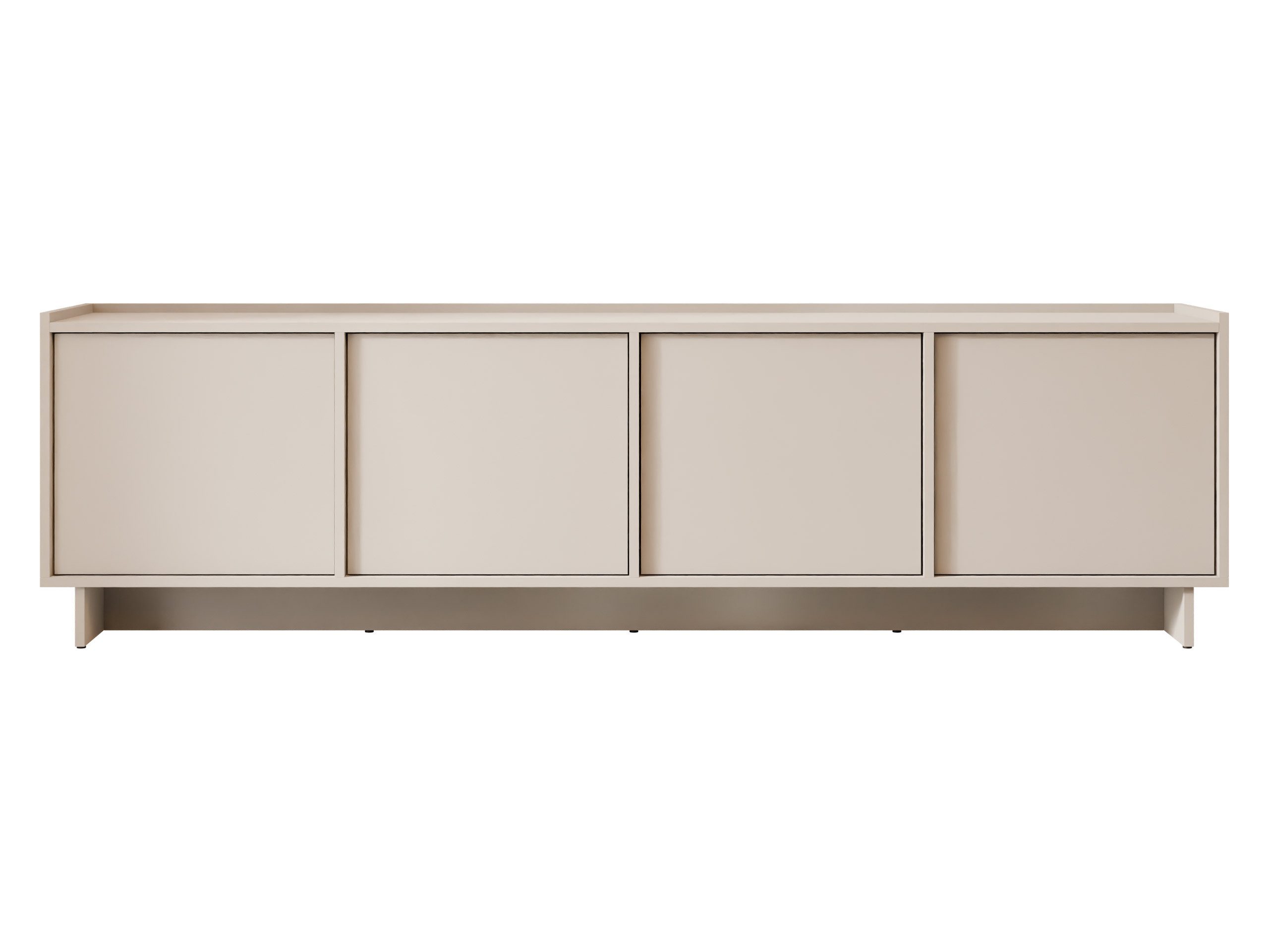 MIRJAN24 TV-Schrank Yasumi 195 (mit vier Drehtüren) 195x39x55 cm, Push to open
