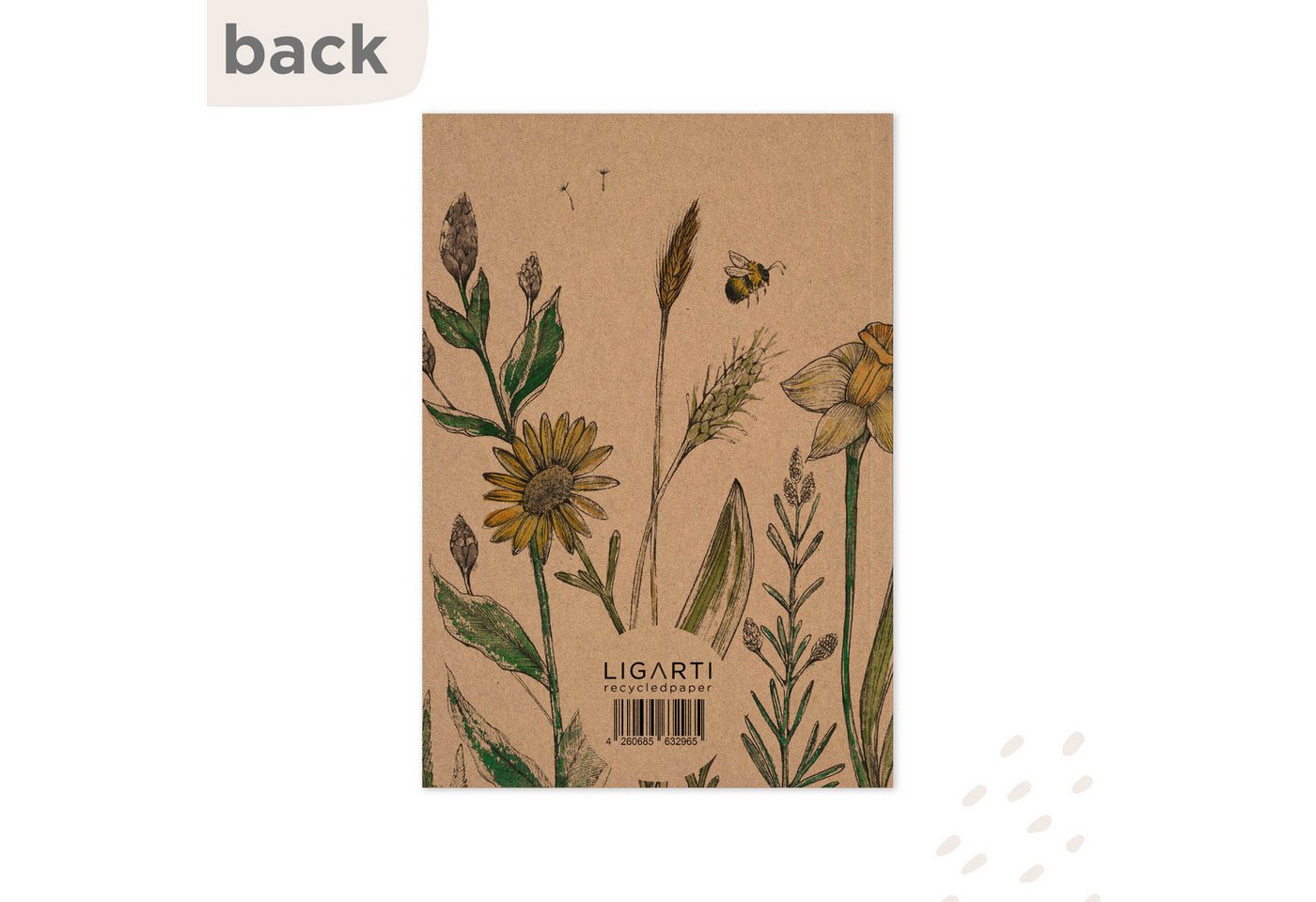 Thumbnail - Ligarti Notizbuch Notizbuch - Blumenwiese