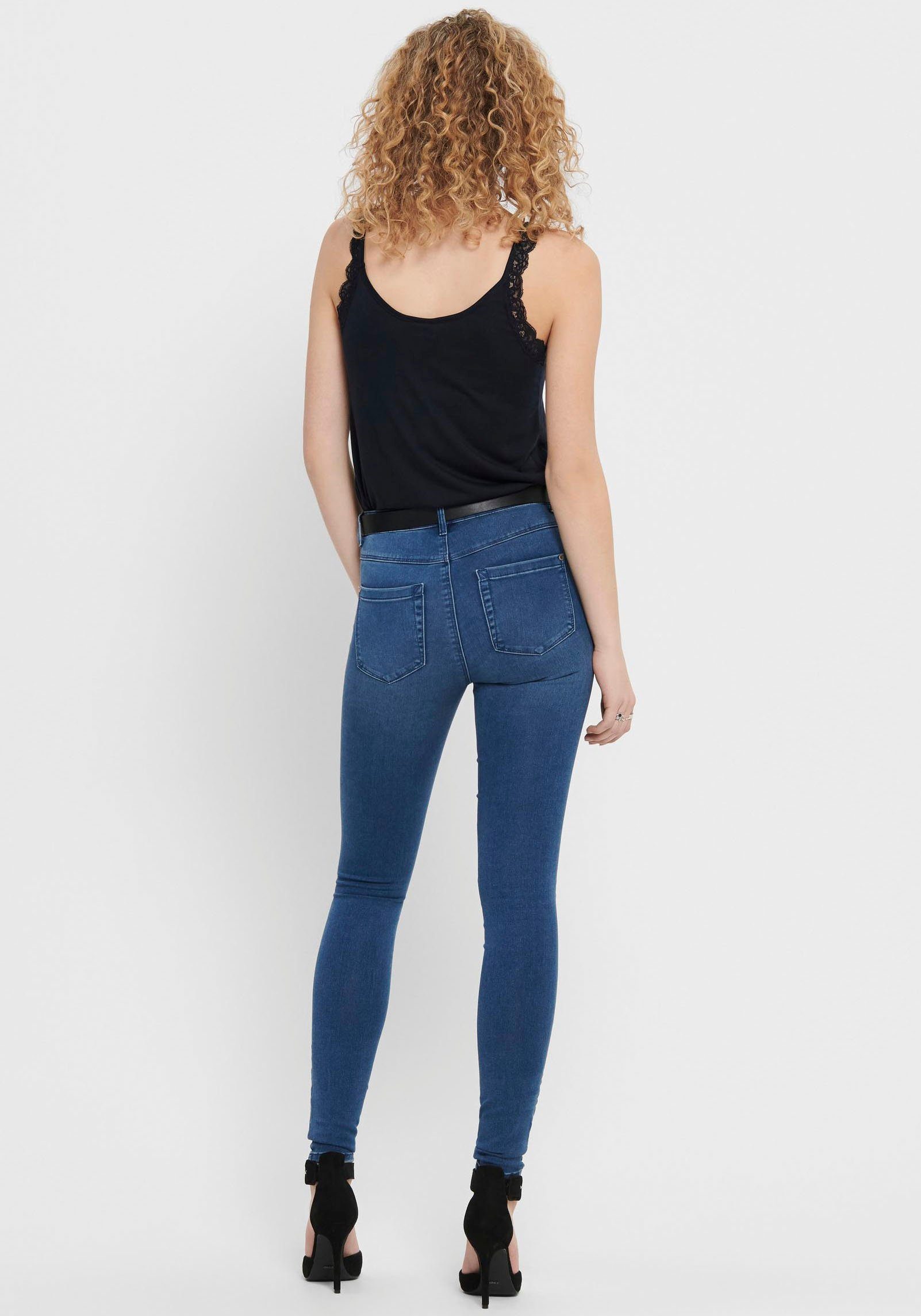 Damen Jeans Only Skinny-fit-Jeans ONLROYAL LIFE HIGH SKINNY