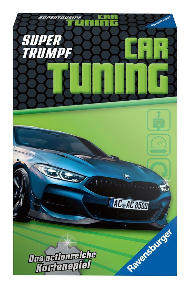 Ravensburger Spiel 32 Blatt Kinder Kartenspiel Supertrumpf Car Tuning 20684