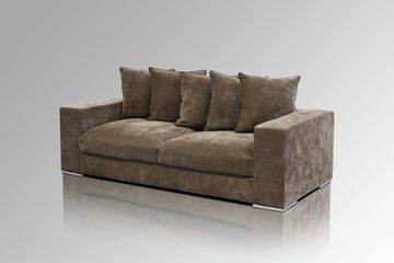 AMARIS Elements Sofa 3 Sitzer 'Cooper' Couch 2.25m, Samt od. Woll-Bezug, 4 Größen, Design trifft Qualität