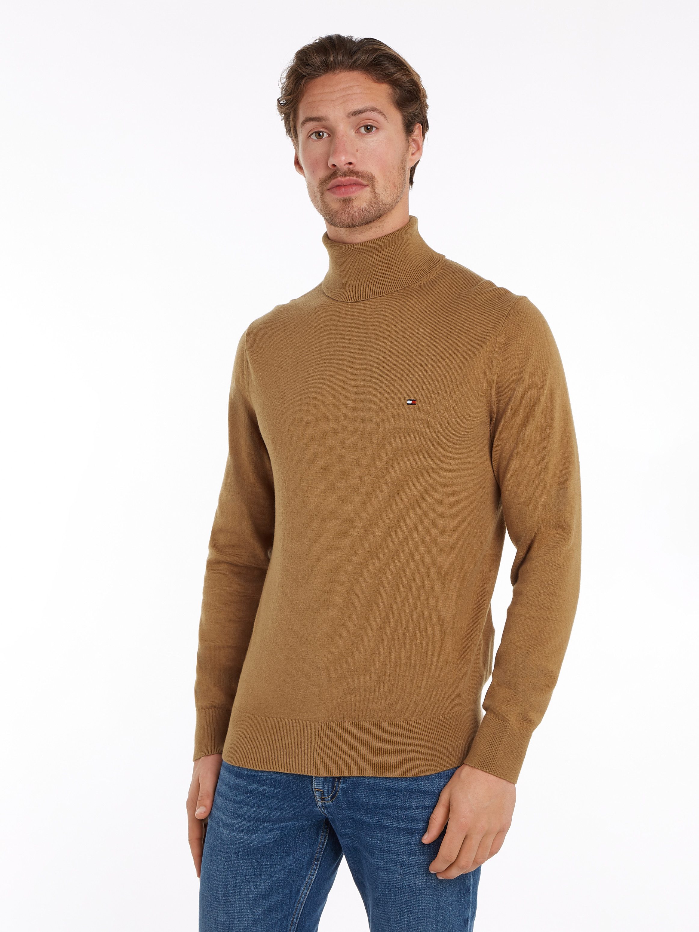 Tommy Hilfiger Rollkragenpullover PIMA ORG CTN günstig online kaufen