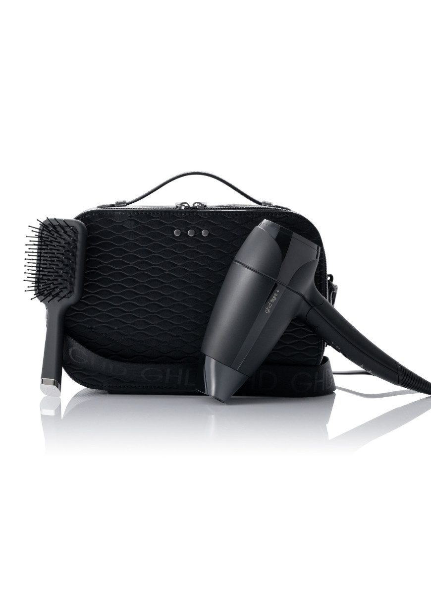 GHD Haartrockner ghd Flight+ Travel Hairdryer Giftset Schwarz