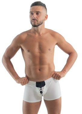 Geronimo Boxershorts Erotic Classic Laced Boxer mit Schnürung White XL (Boxer, 1-St) erotisch