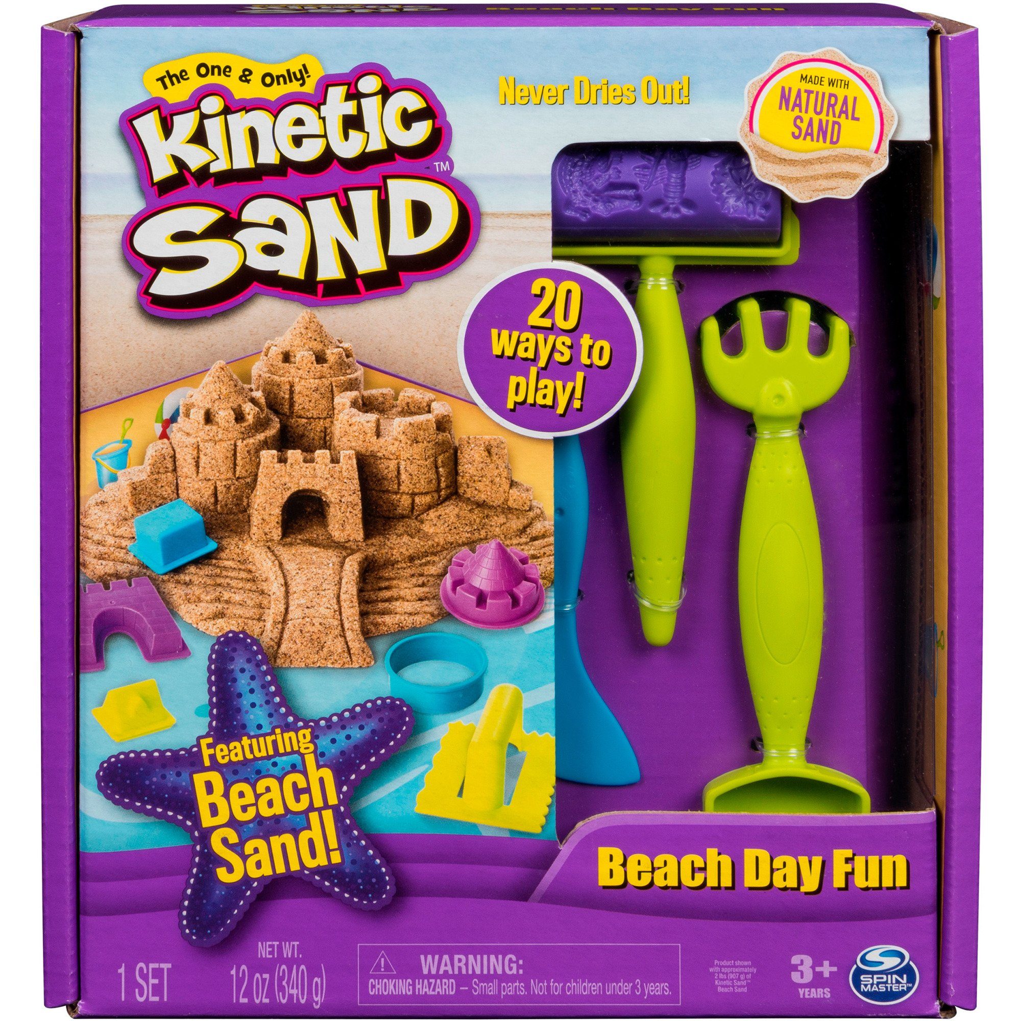 Spin Master Spielsand Kinetic Sand - Strandspaß Set