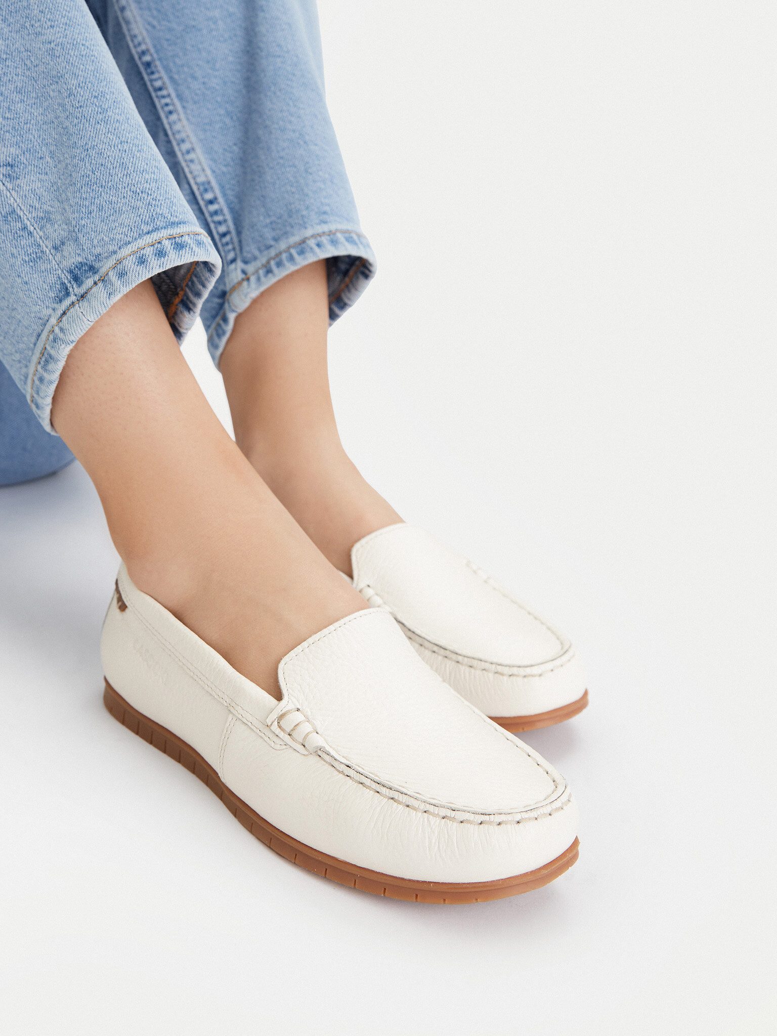 LASOCKI Lasocki Damen-Loafers Weiß Lasocki-CEO-WB-MADONNA-11 Weiß Mokassin