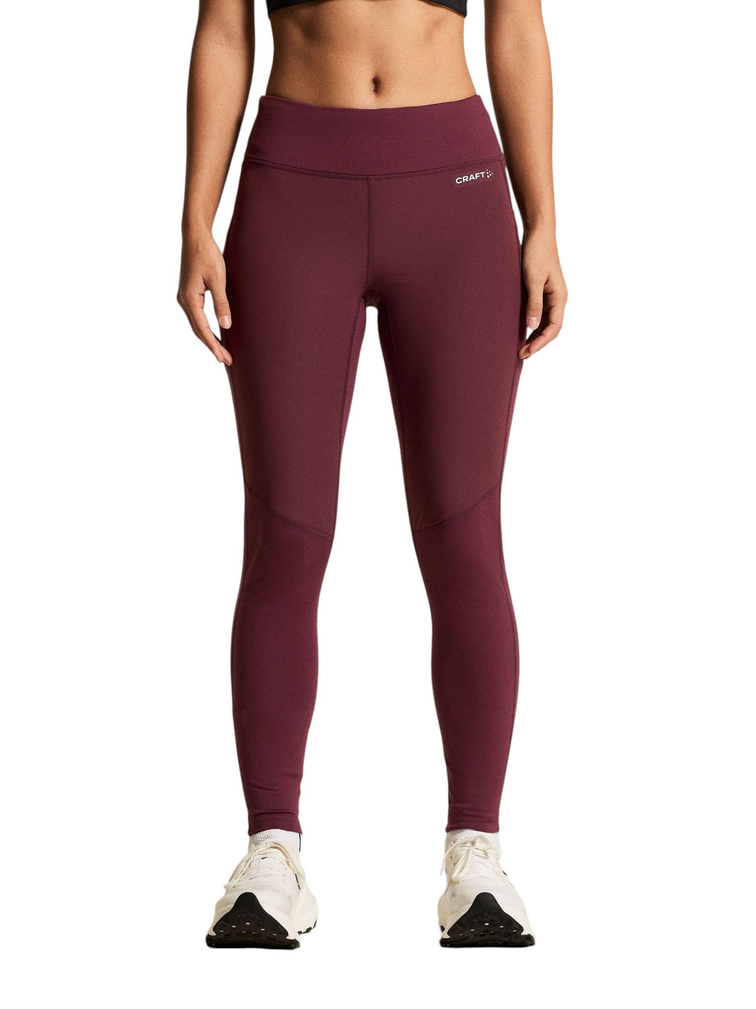 Craft Trainingshose Adv Essence Warm Wind Tights 2 (enganliegend, elastischer Bund) rot