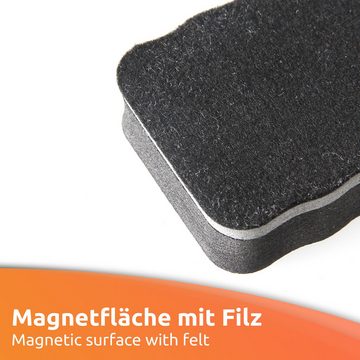 ECENCE Magnettafel 2x Whiteboard Schwamm magnetisch Tafelwischer, (2-tlg)