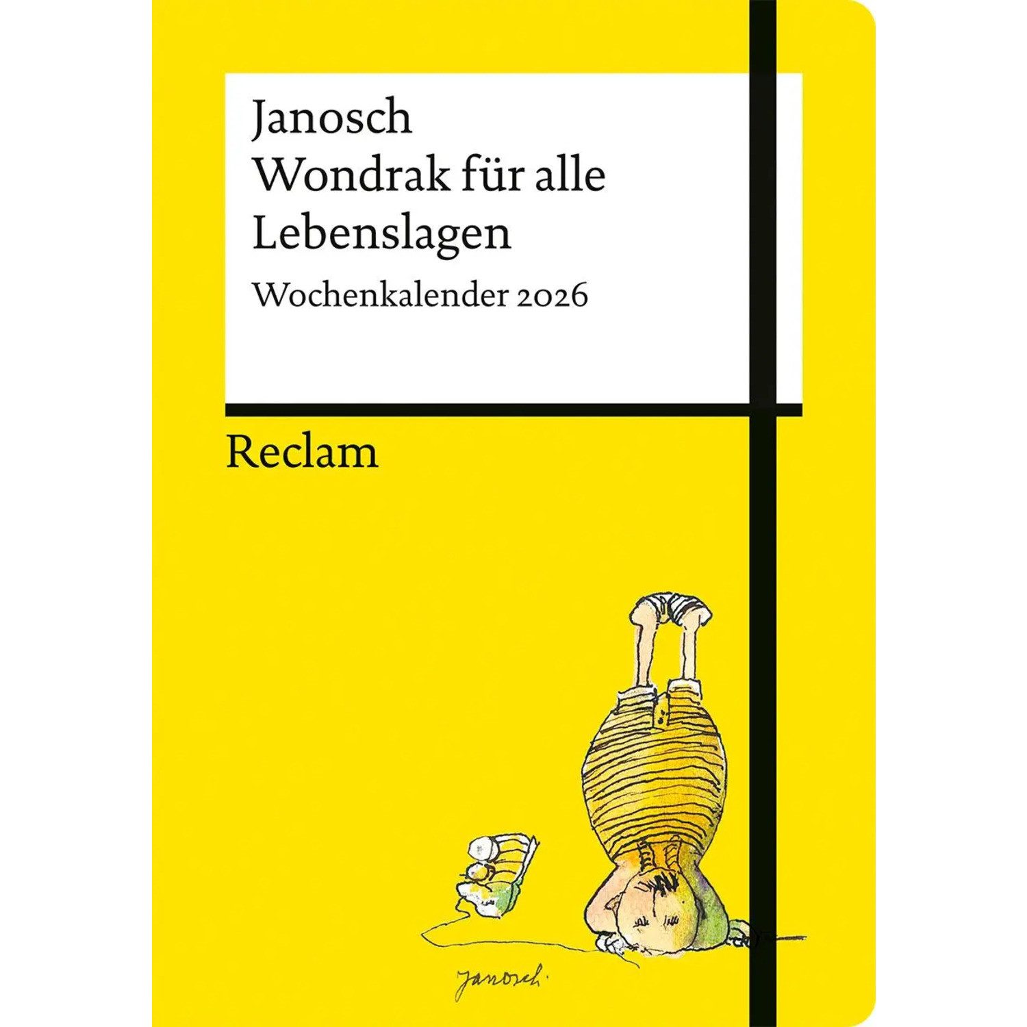 Reclam Verlag Taschenkalender Wondrak für alle Lebenslagen. Wochenkalender 2026