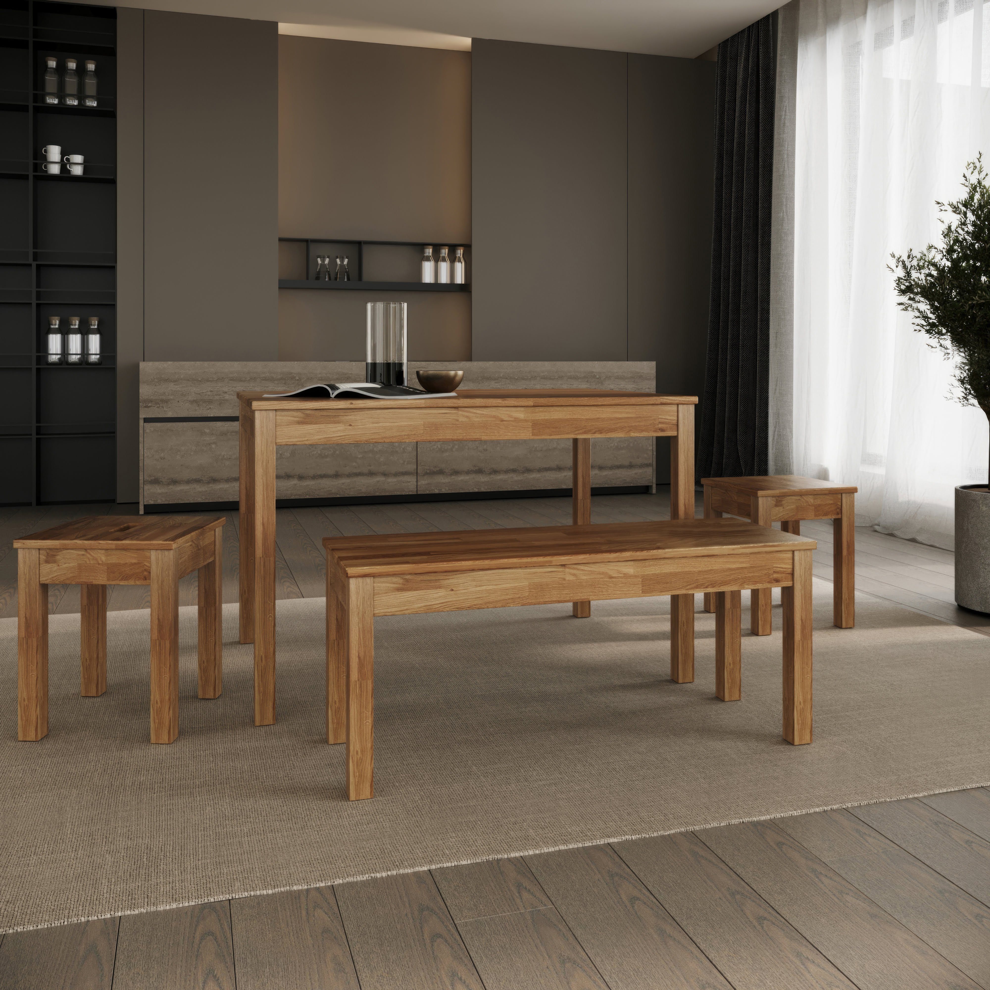 Krok Wood Esstisch Tomas aus Massivholz günstig online kaufen
