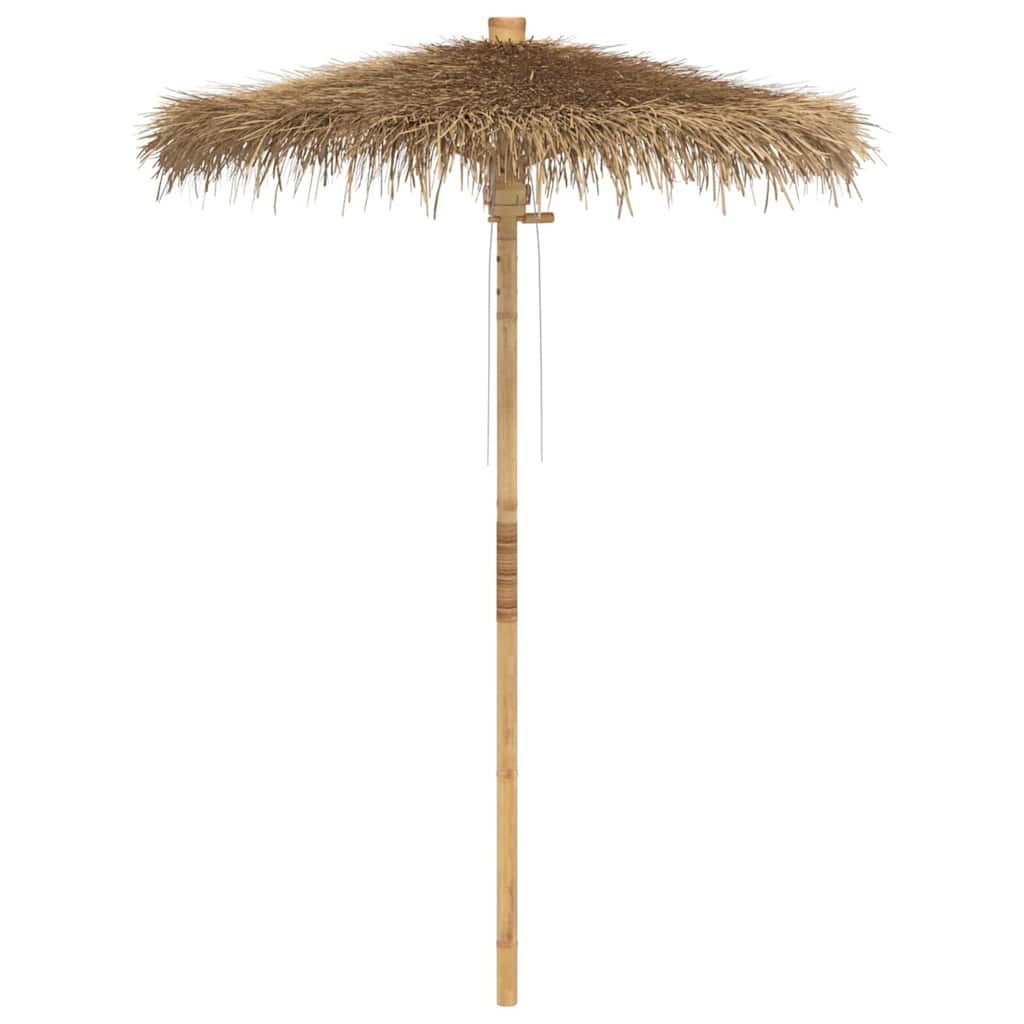 vidaXL Sonnenschirm Tiki-Schirm mit Bananenblatt-Dach 150 cm Bambus
