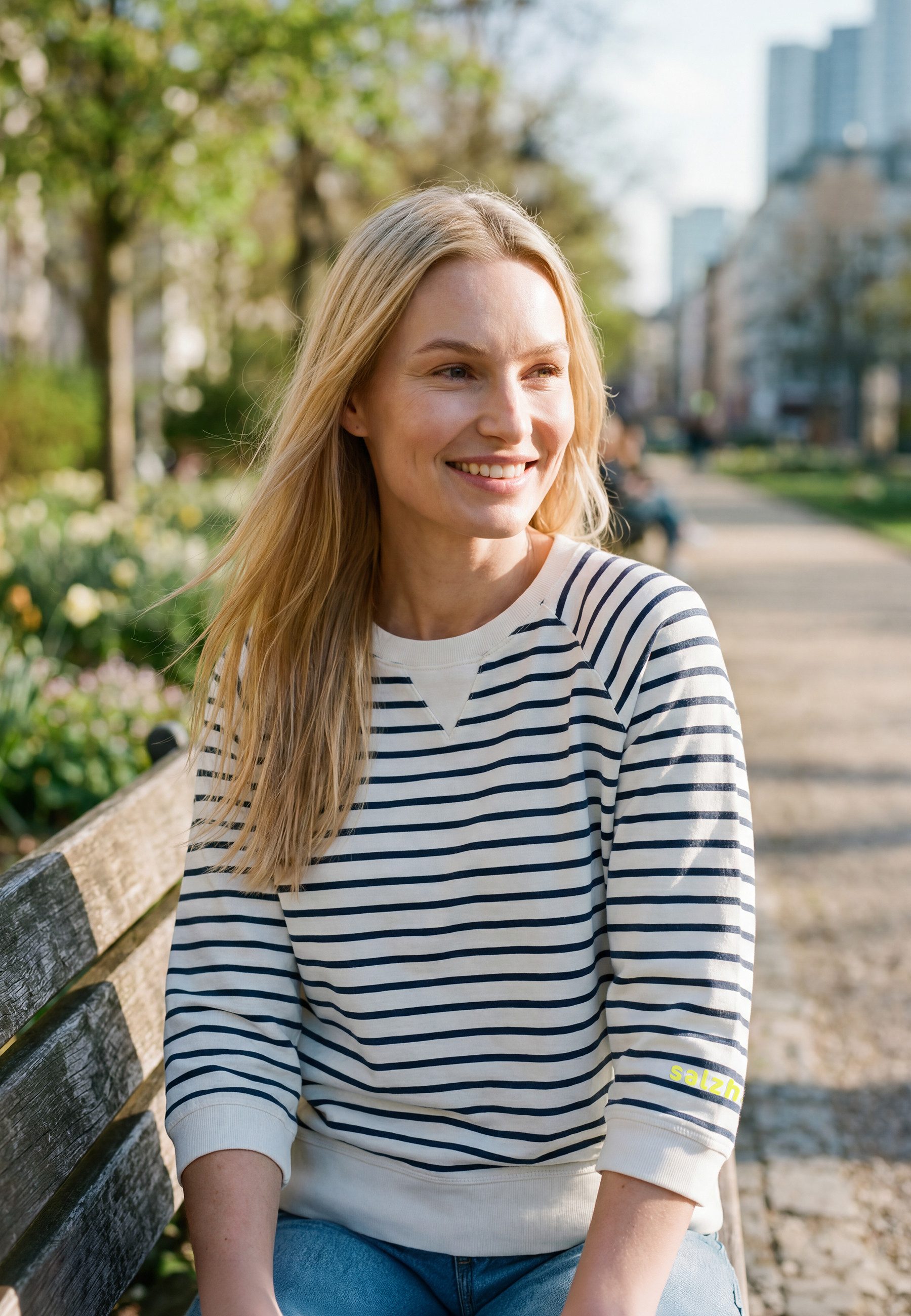 salzhaut Sweater BESONNERS Damen Oversized salzhaut Pullover – bequemer Fit und nordisch klares Design
