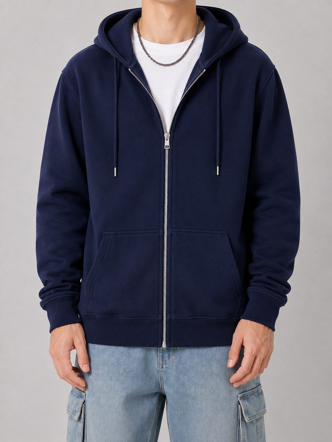 S&S Kapuzensweatjacke Herren Kapuzenjacke Zip-Hoodie (Packung, 1-tlg., Kapuzensweatjacke) Sweatshirt Kapuze mit Reißverschluss