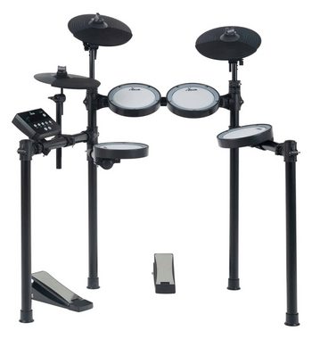 XDrum E-Drum DD-460C E-Drum Kit - 7 anschlagsdynamische Pads - Mesh Heads, 11-St., inkl. Drum Hocker, Kopfhörer, Schule und Sticks