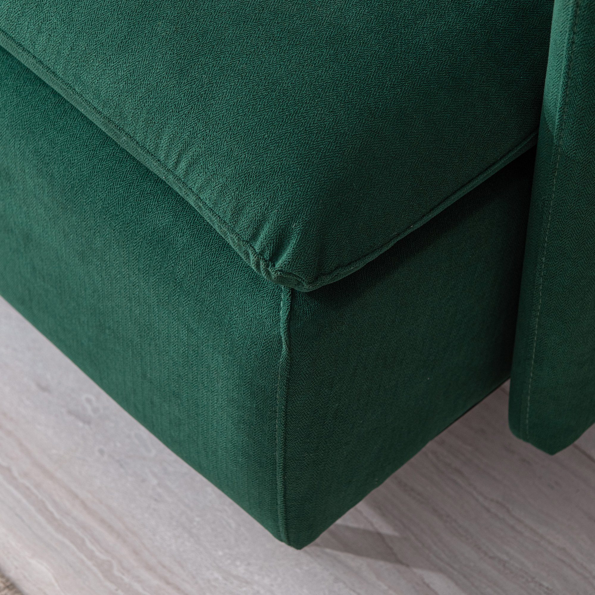 Modern Grün mehrere gepolsterter Sessel, Farbe Einzelsofa Sofa Odikalo Baumwollleinen,