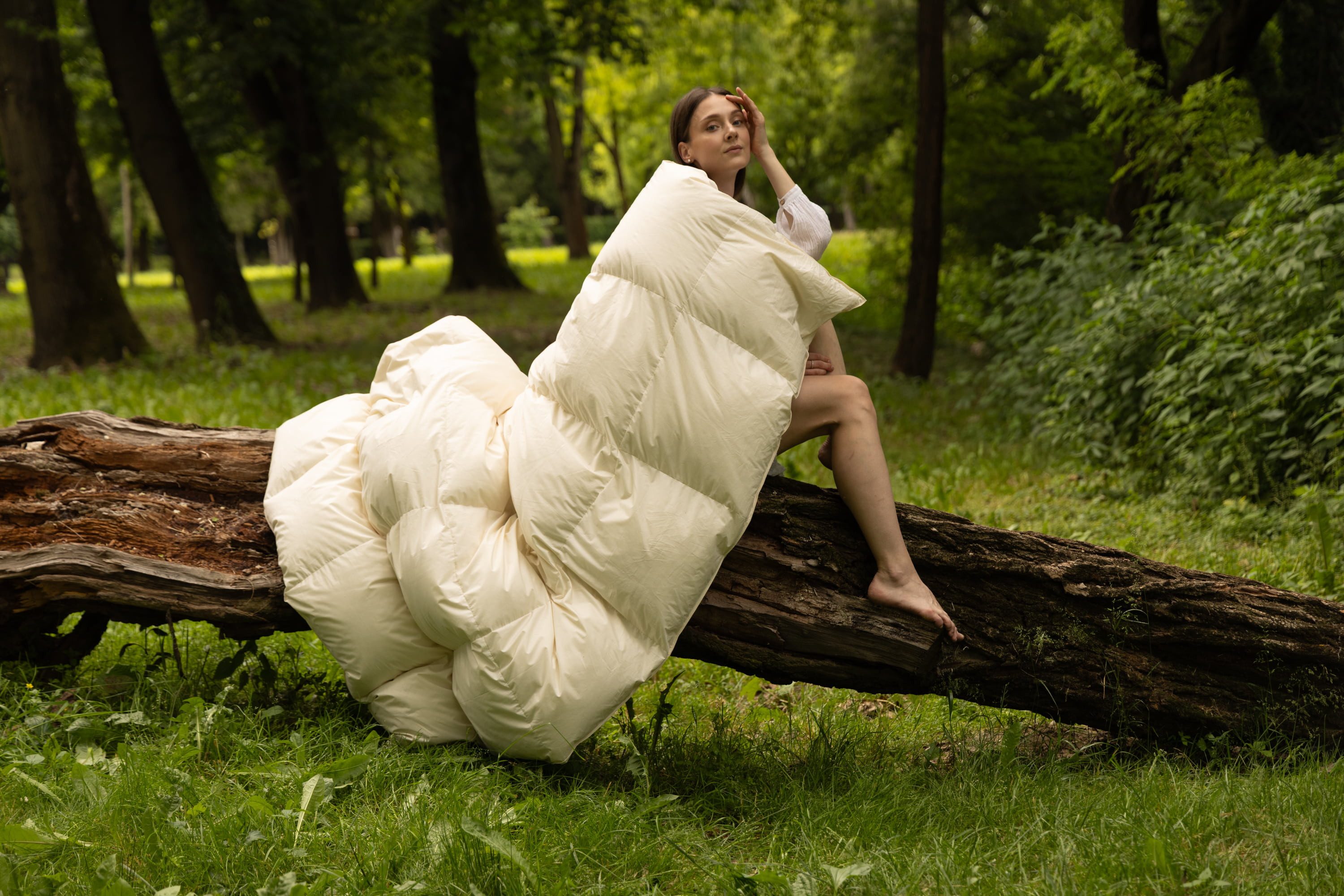 Vitaschlaf Gänsedaunenbettdecke BIO-LUXE-KBA Premium Пуховые für Sommer Winter Ganzjahresdecke, Füllung: 100% arktische neue Gänsedaunen der Klasse 1 nach DIN EN 12934, Downpass-zertifiziert, exzellente Füllkraft ca. 750-800 CUIN, Bezug: 100% BIO-Baumwolle, Bettdecke 135x200 cm, 155x220 cm und weitere Größen, Made in Germany