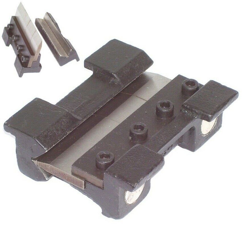 Apex Schraubstockbacken Biegebacken 125mm für Schraubstock Abkantbacken Magnete 56586