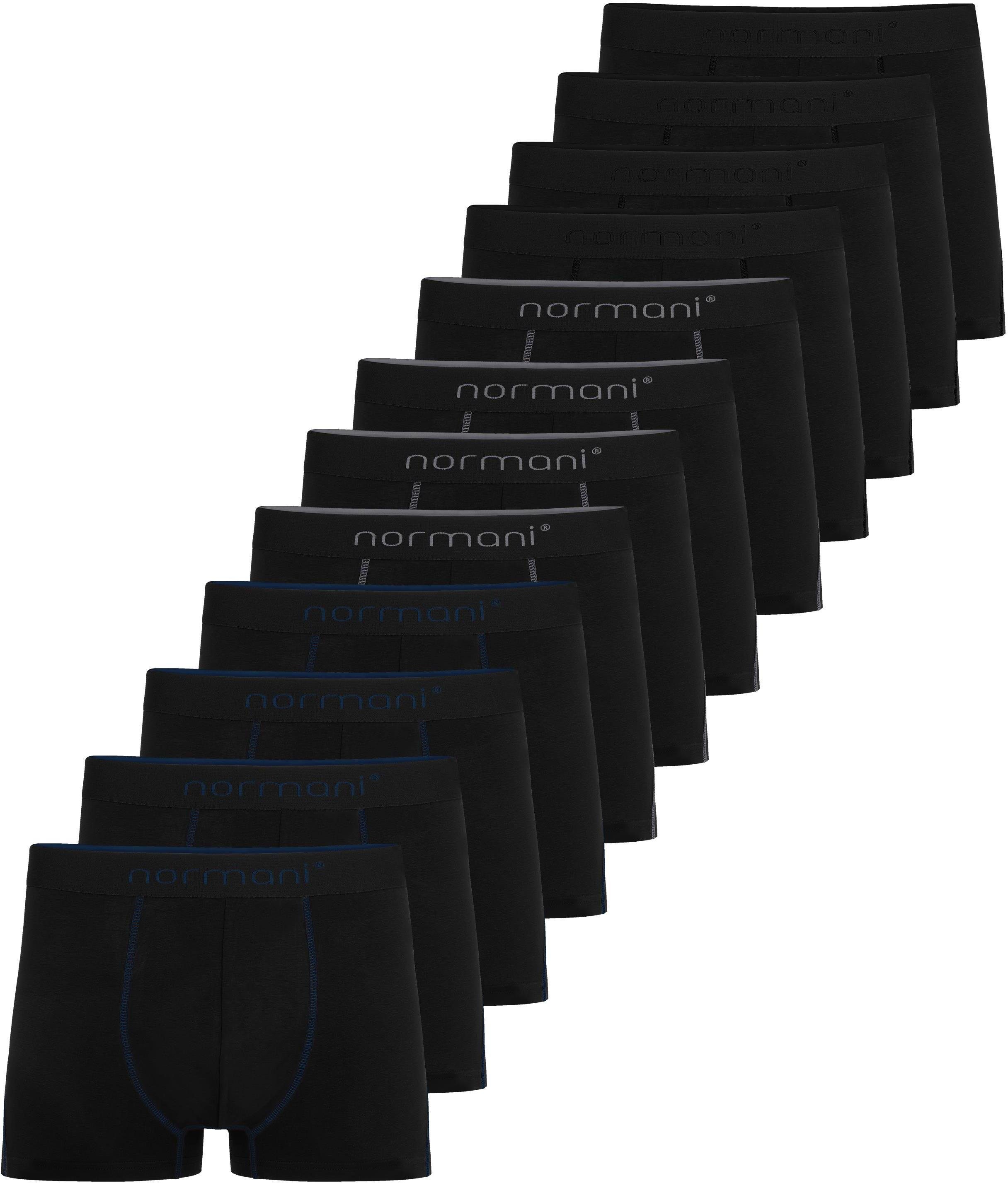 normani Boxershorts 12 x Herren Baumwoll-Boxershorts günstig online kaufen