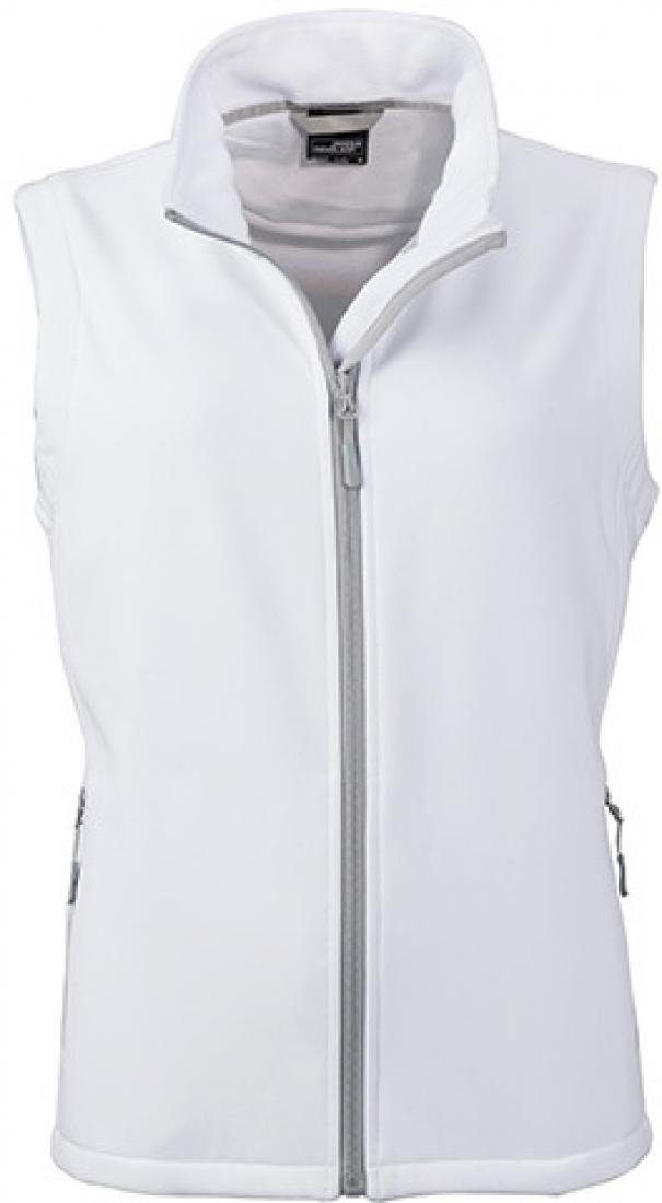 James & Nicholson Funktionsweste Damen Promo Softshell Vest / Wasserabweisend, winddicht