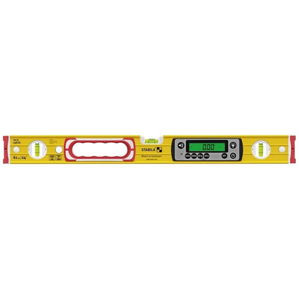 Stabila Wasserwaage Digitale Wasserwaage61 cm, wasser- und staubdicht nach IP 67 19829, mit Rutschstopper, inkl. Tasche