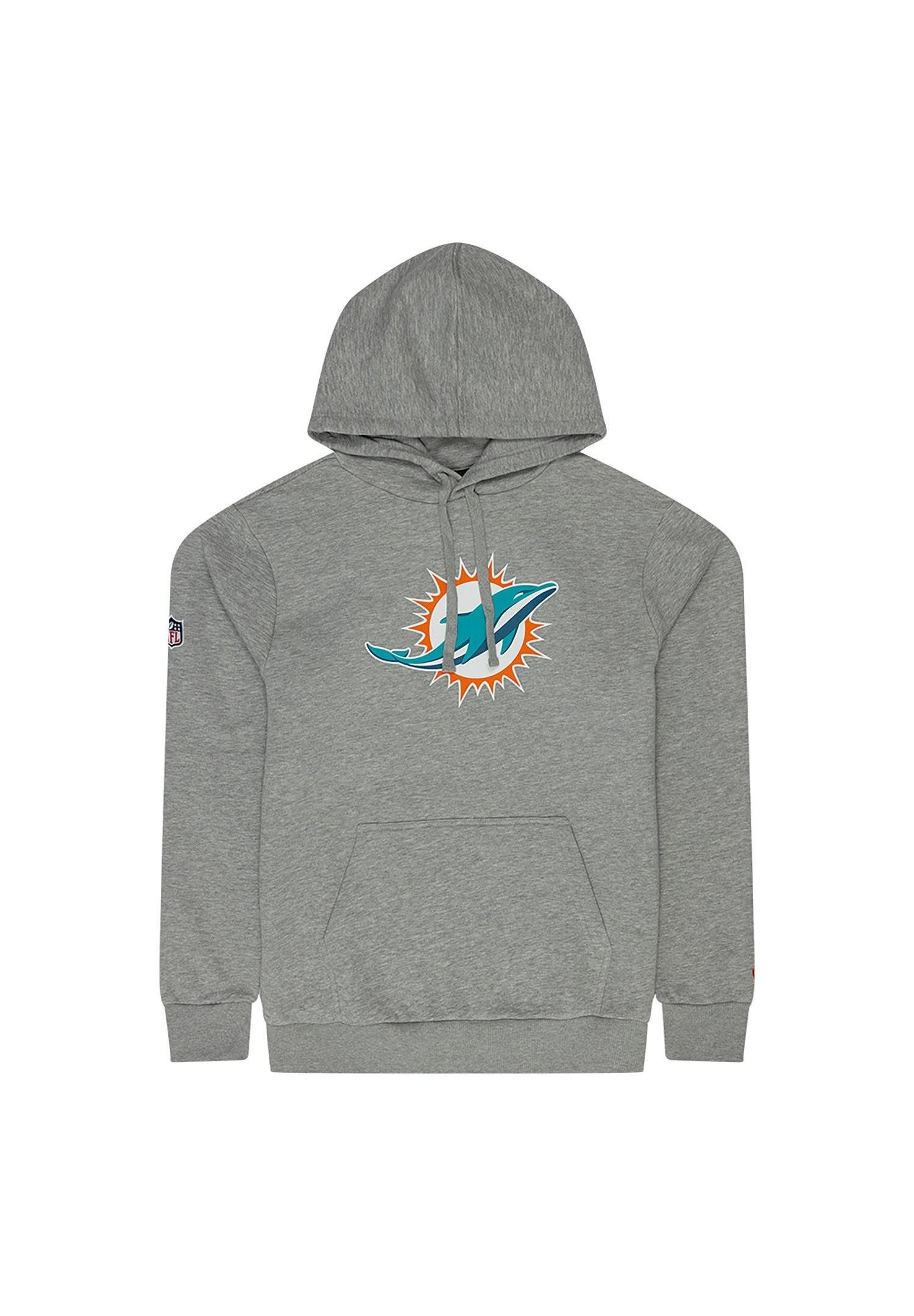 New Era Hoodie Miami Dolphins NFL Team Logo Hoody Grau Kapuzenpullover New Era (1-tlg)