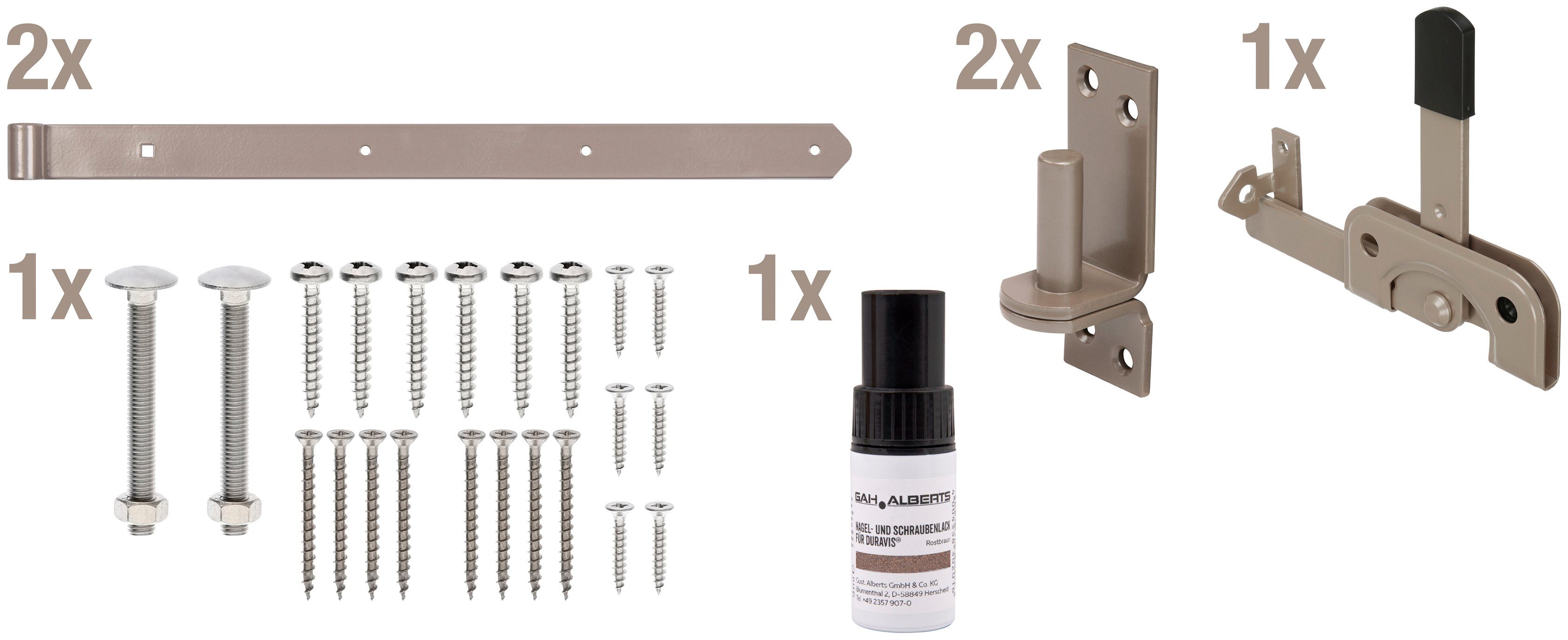 Torbeschlag DURAVIS® Beschlagssortiment