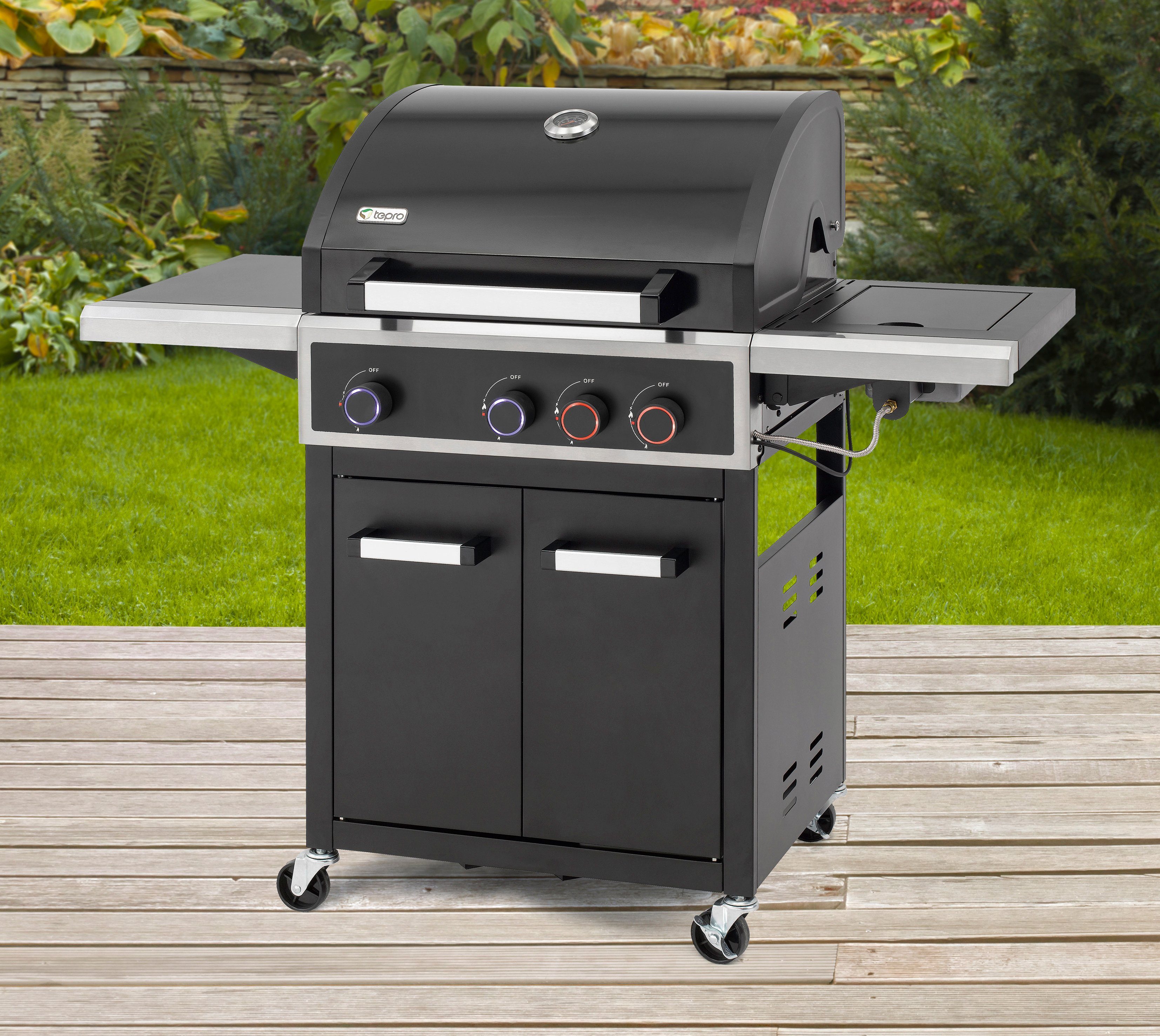 Tepro Gasgrill Seattle 3 PLUS, BxTxH: 128x63x114 cm