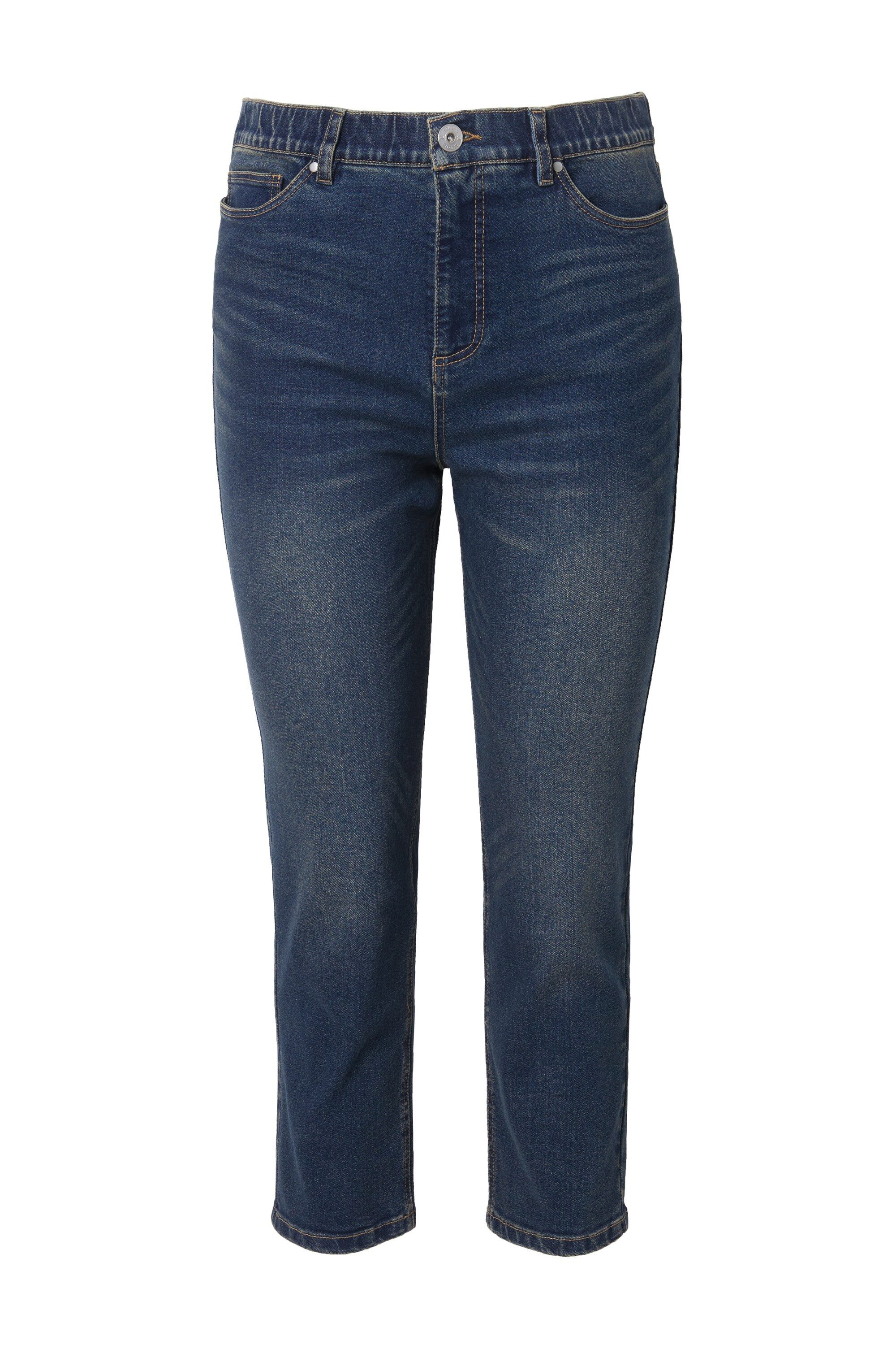 Studio Untold Funktionshose Mom-Jeans Wide Straight Legs Vintage-Optik günstig online kaufen