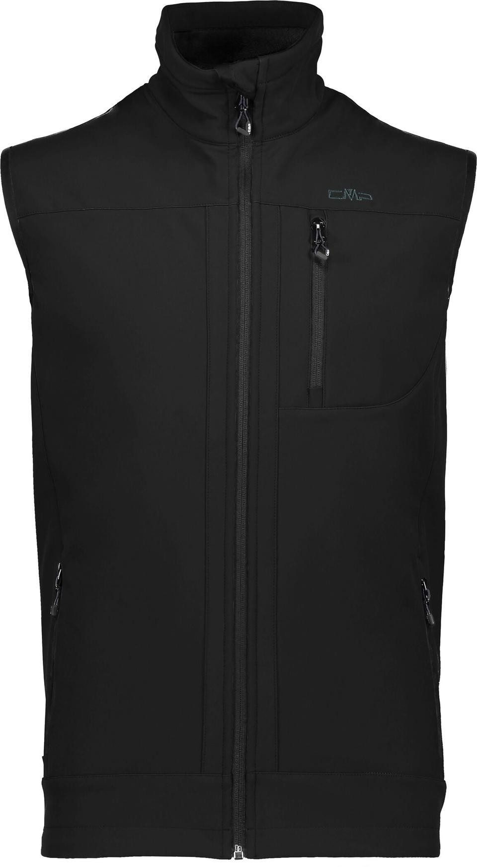 CMP Softshellweste MAN VEST mit Brusttasche, atmungsaktiv, wärmeisolierend, winddicht, wasserdicht