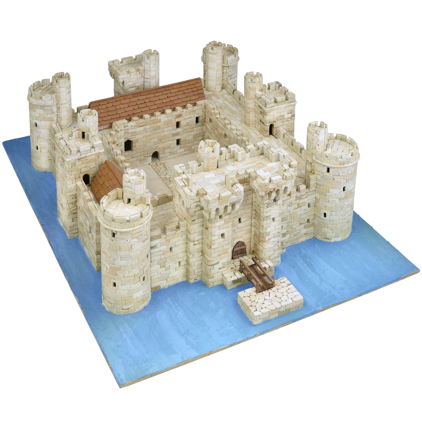 Firma Aedes Ars S.L. ® Modellbausatz AEDES ARS Steinbaukasten Burg - Bodiam Castle