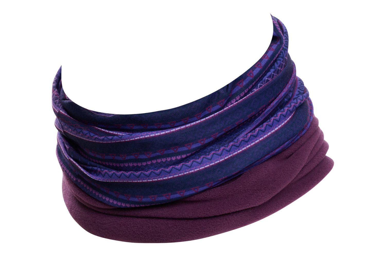 Purple Arius Fleece Hilltop Kopftuch, Fleeceschal Halstuch, Polar Schal mit Schlauchschal,