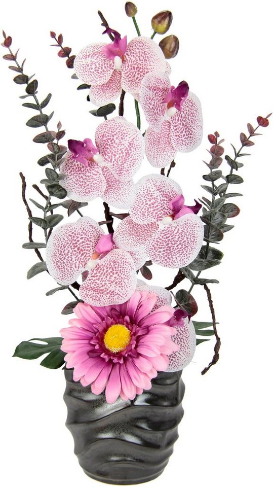 Kunstpflanze Orchidee/Gerbera, I.GE.A., Höhe 43 cm