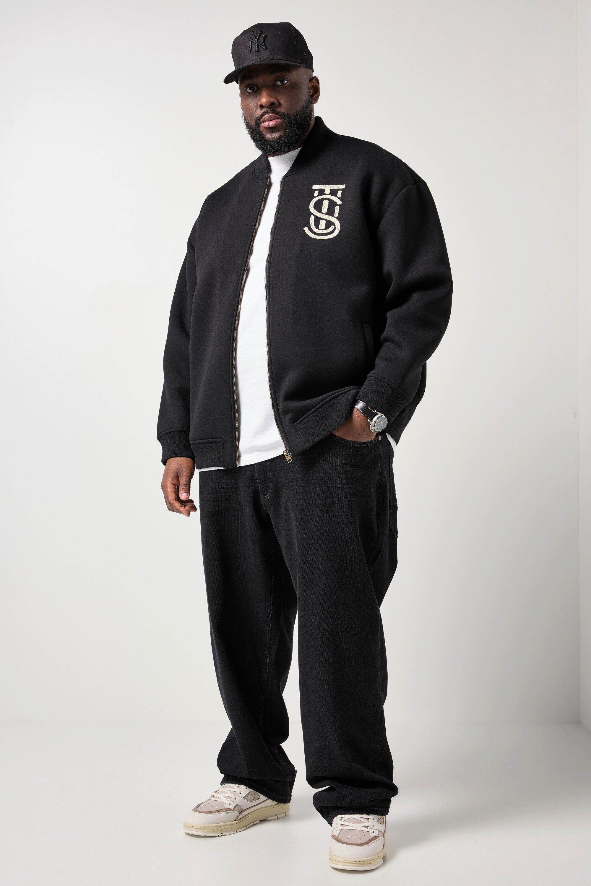 STHUGE Funktionsjacke Collegejacke Scuba Zipper Blouson bis 8 XL