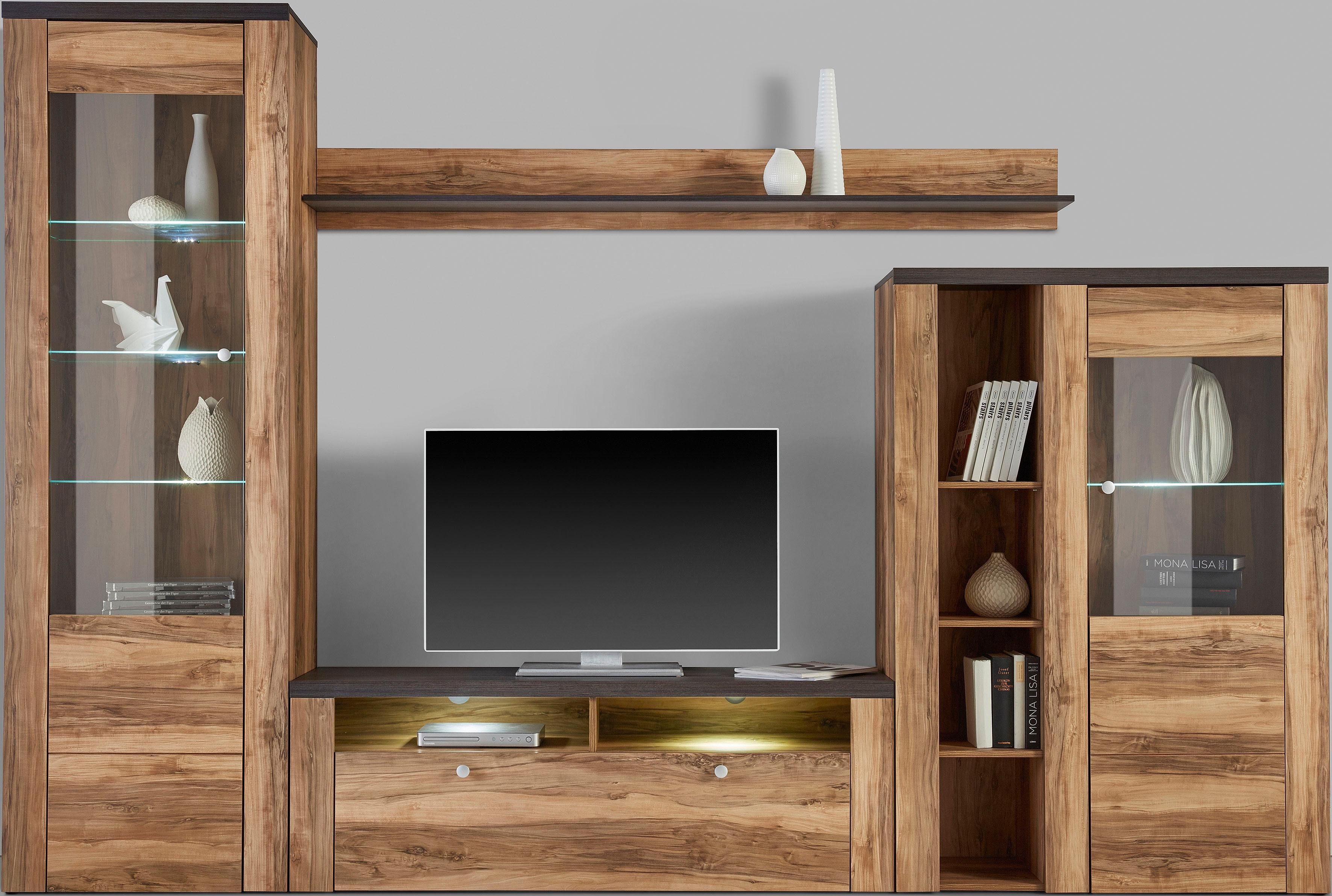 Home affaire Wohnwand Larona, Anbauwand, Set 4 Teilig, (Set, 4-St), bestehe günstig online kaufen