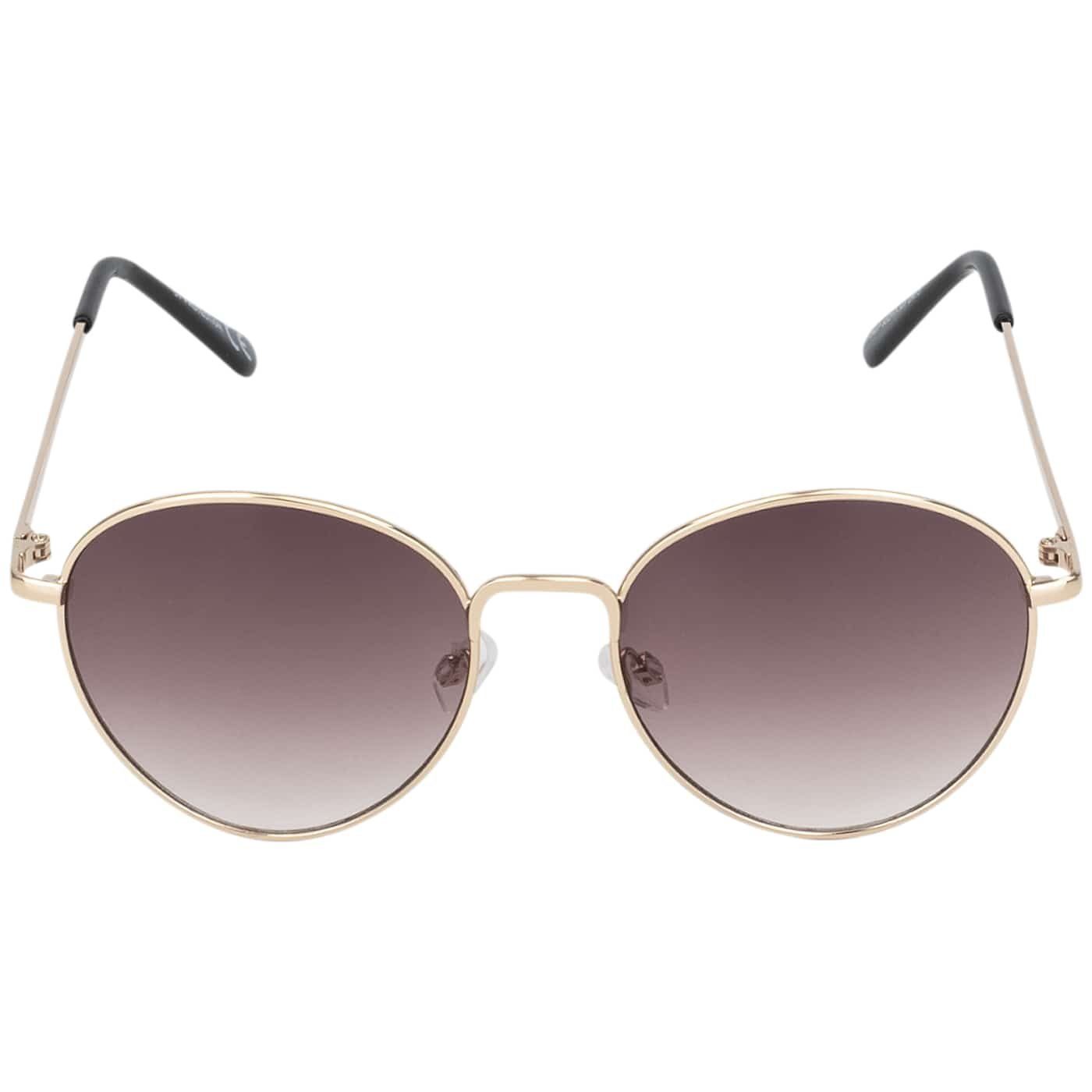 rosa, grün, Eyewear braun Sonnenbrille mit BEZLIT Linsen Pilotenbrille blau, schwarzen Rund Designer (1-St) Damen Form oder