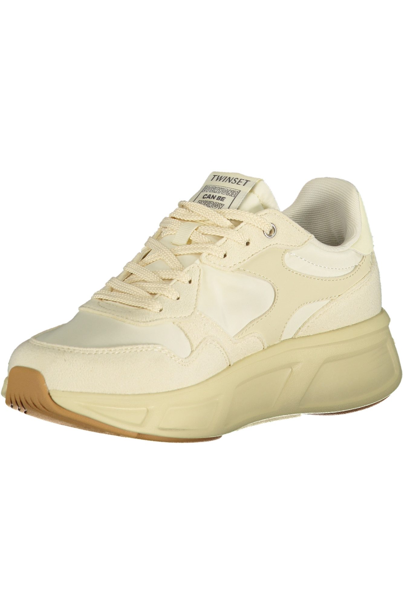 TWINSET Sneaker Beiger Damensportschuh mit Kontrastdetails und